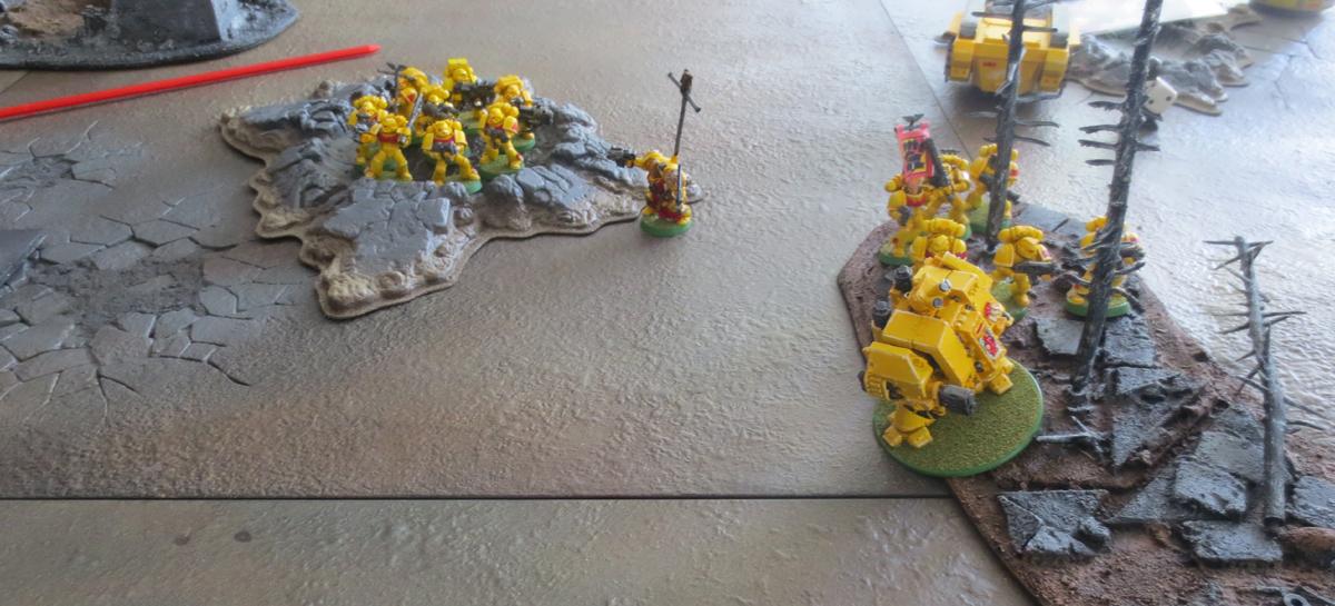 Battle Report, Battle Report. Space Marines, Imperial Guard, Orks