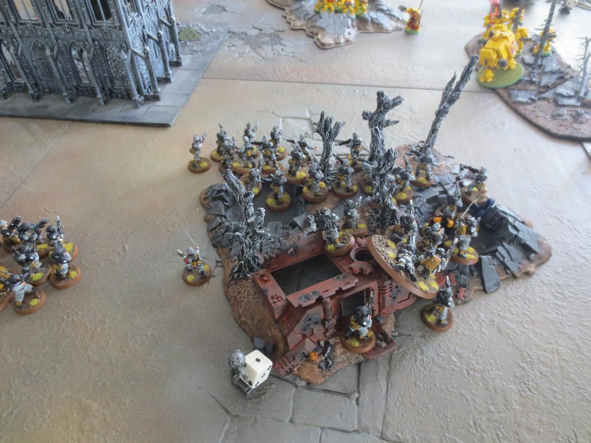 Battle Report, Battle Report. Space Marines, Imperial Guard, Orks