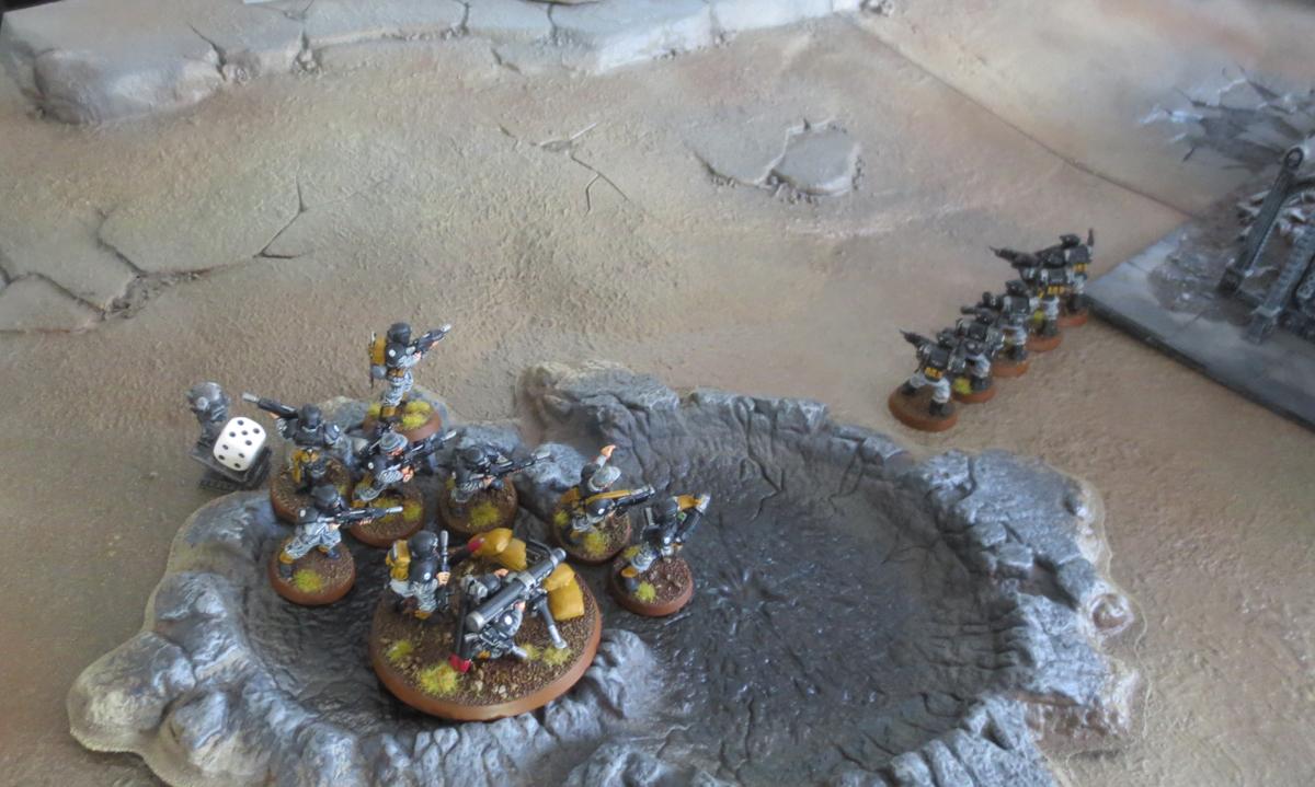 Battle Report, Battle Report. Space Marines, Imperial Guard, Orks