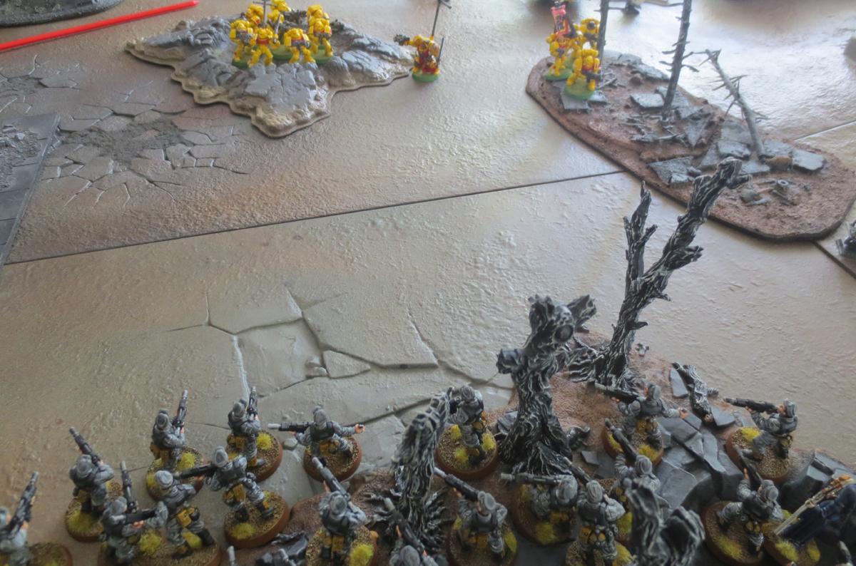 Battle Report, Battle Report. Space Marines, Imperial Guard, Orks