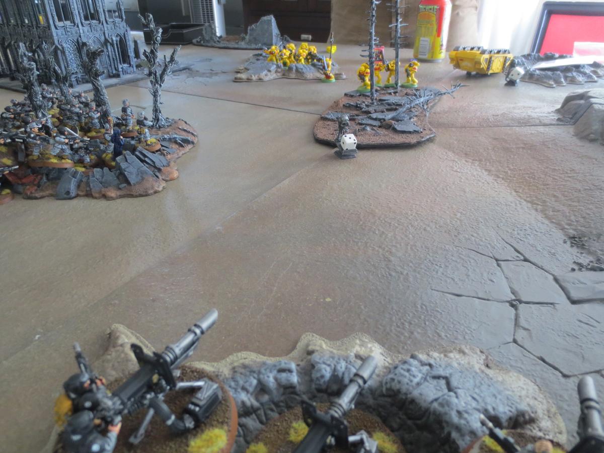 Battle Report, Battle Report. Space Marines, Imperial Guard, Orks
