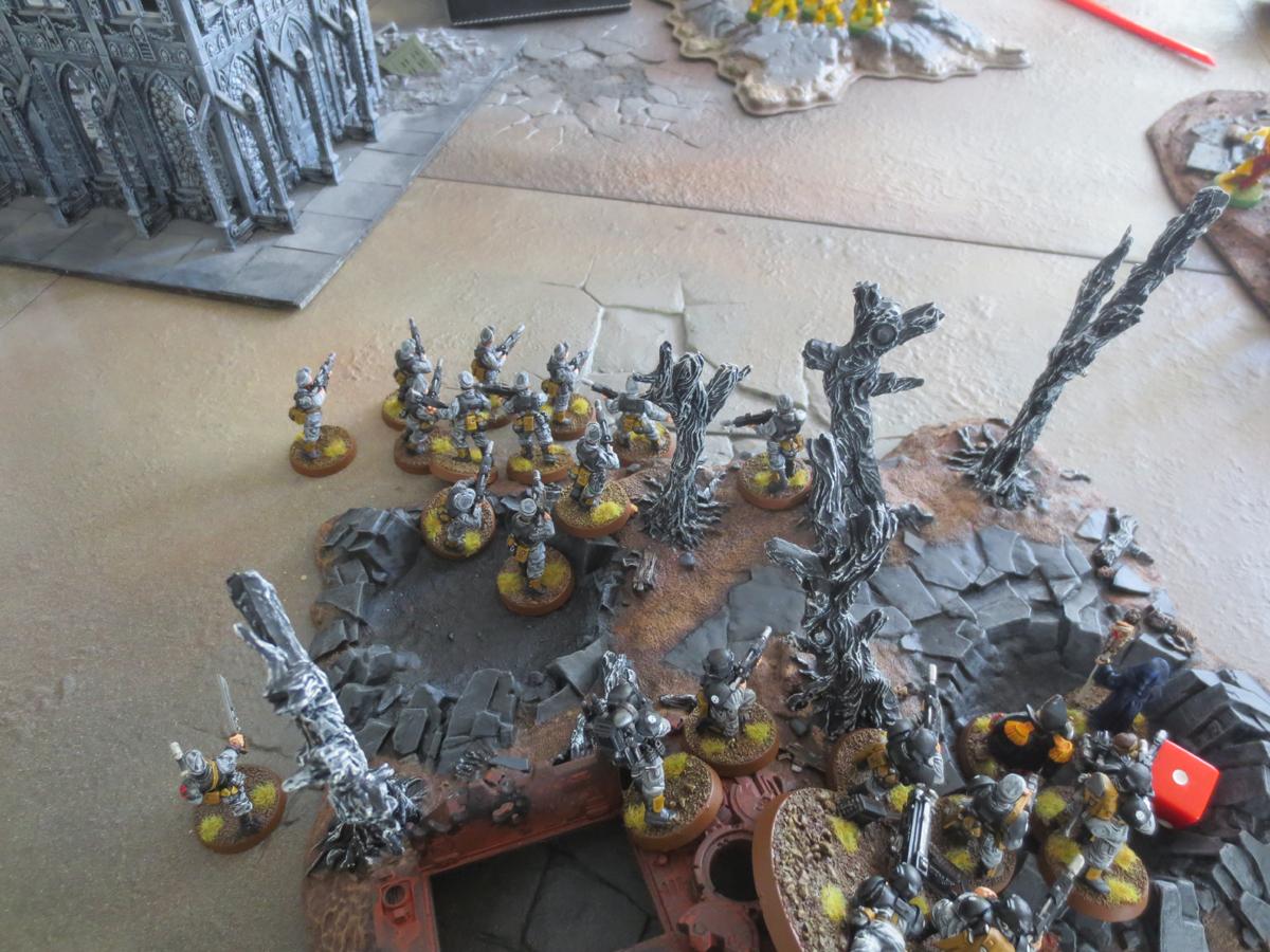 Battle Report, Battle Report. Space Marines, Imperial Guard, Orks
