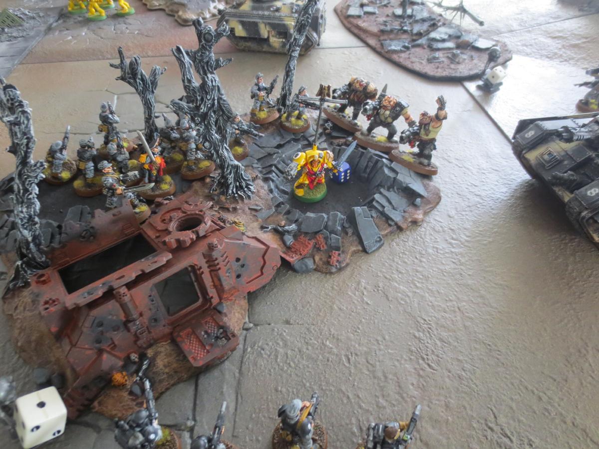 Battle Report, Imperial Guard, Orks, Space Marines