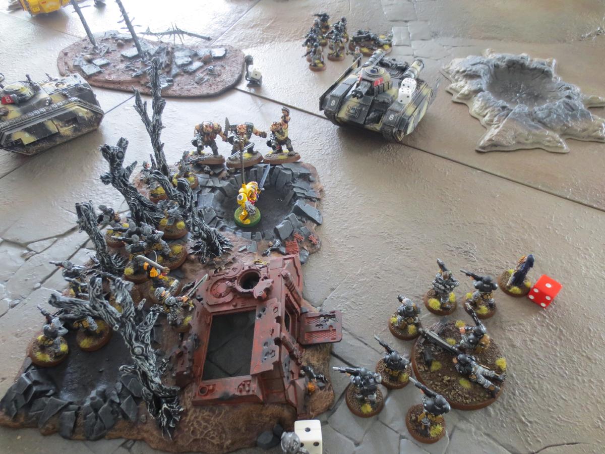 Battle Report, Imperial Guard, Orks, Space Marines
