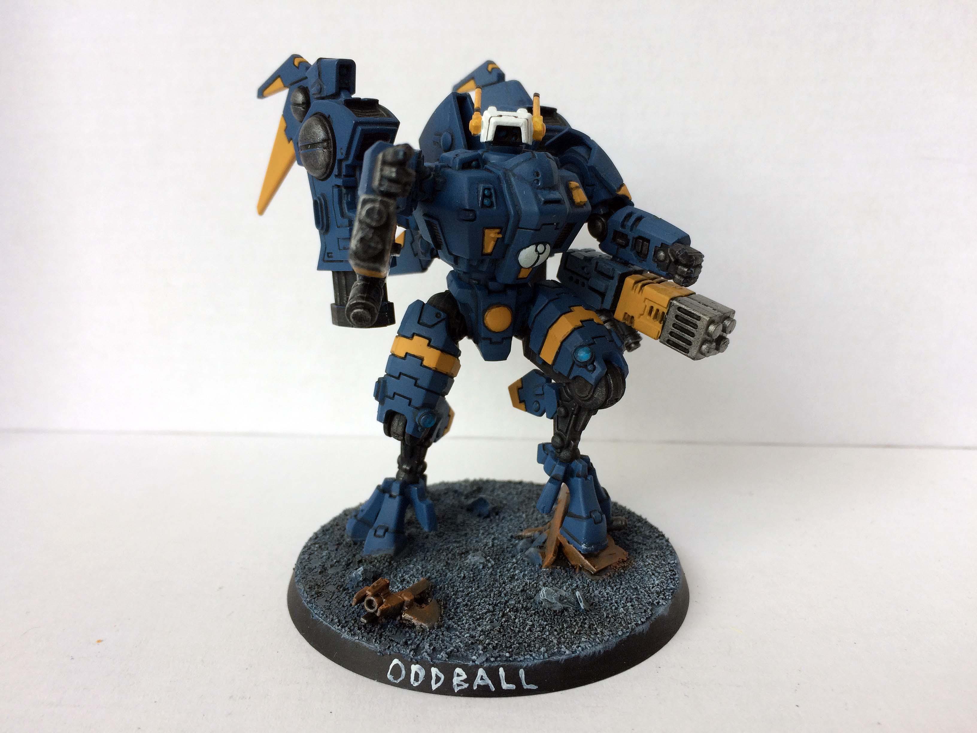 Battlesuit, Coldstar Commander, T'au, Tau
