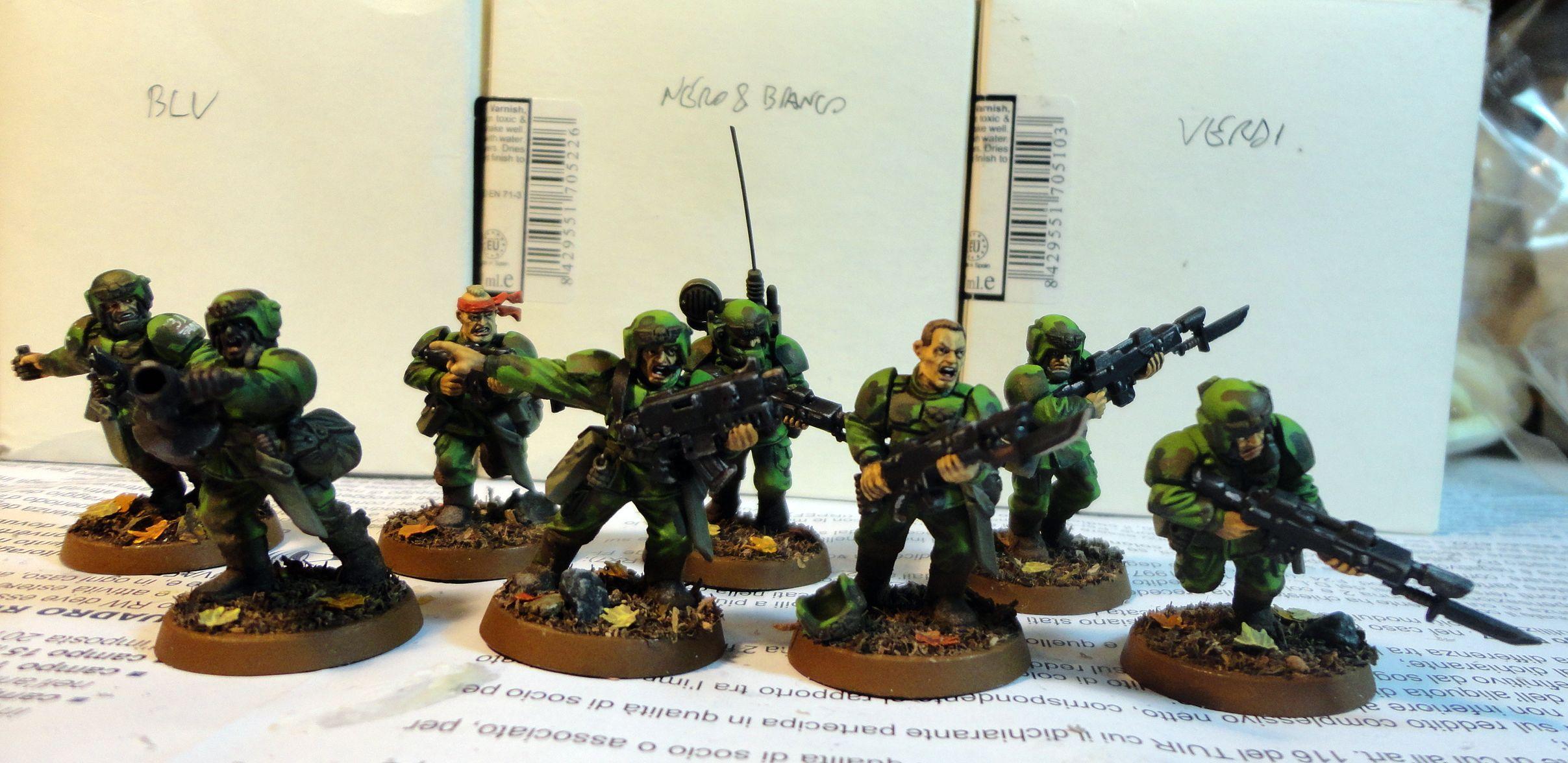 Astra Militarum, Cadians, Camouflage, Imperial Guard, Infantry Squad