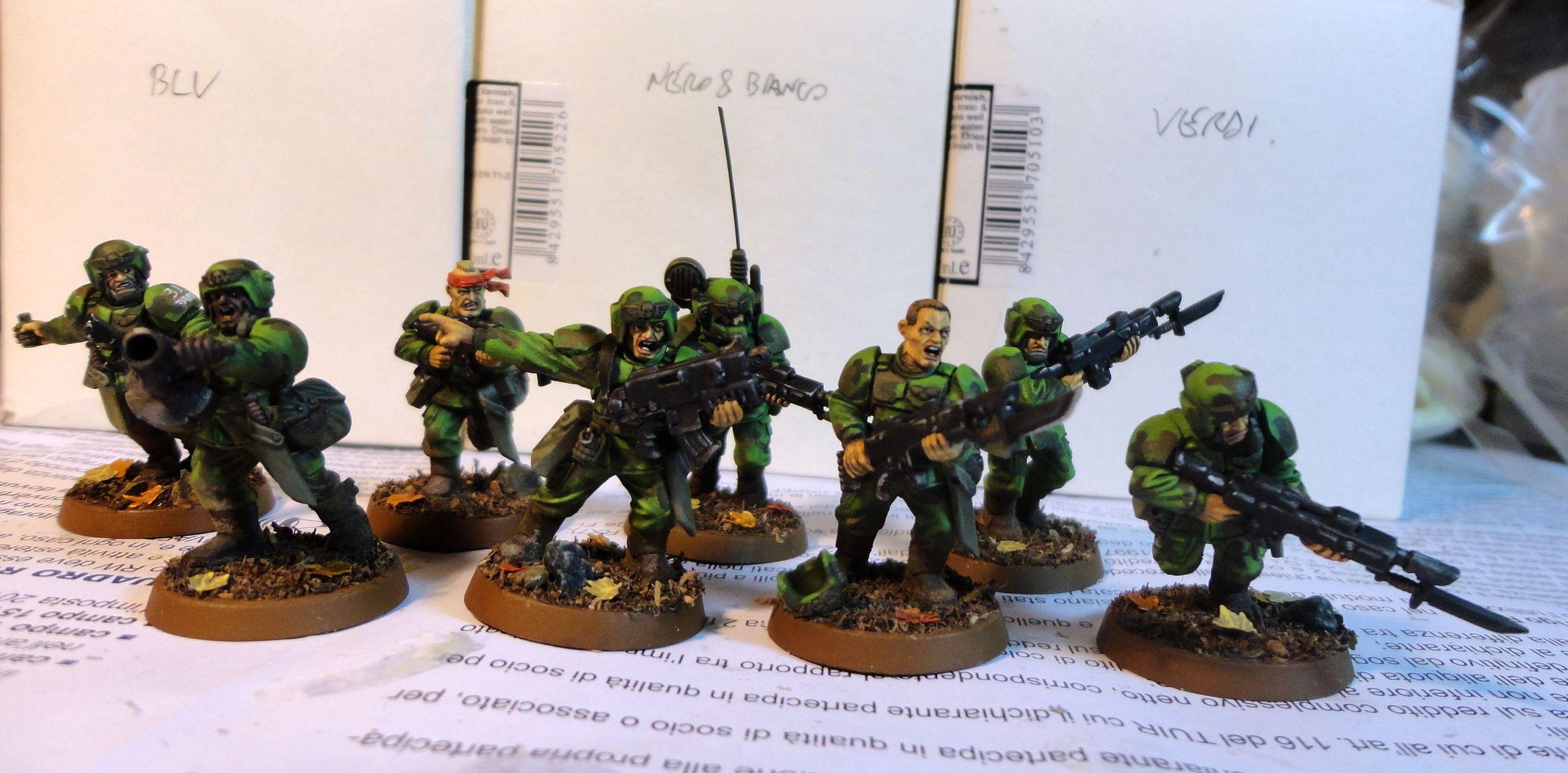 Astra Militarum, Cadians, Camouflage, Imperial Guard, Infantry Squad