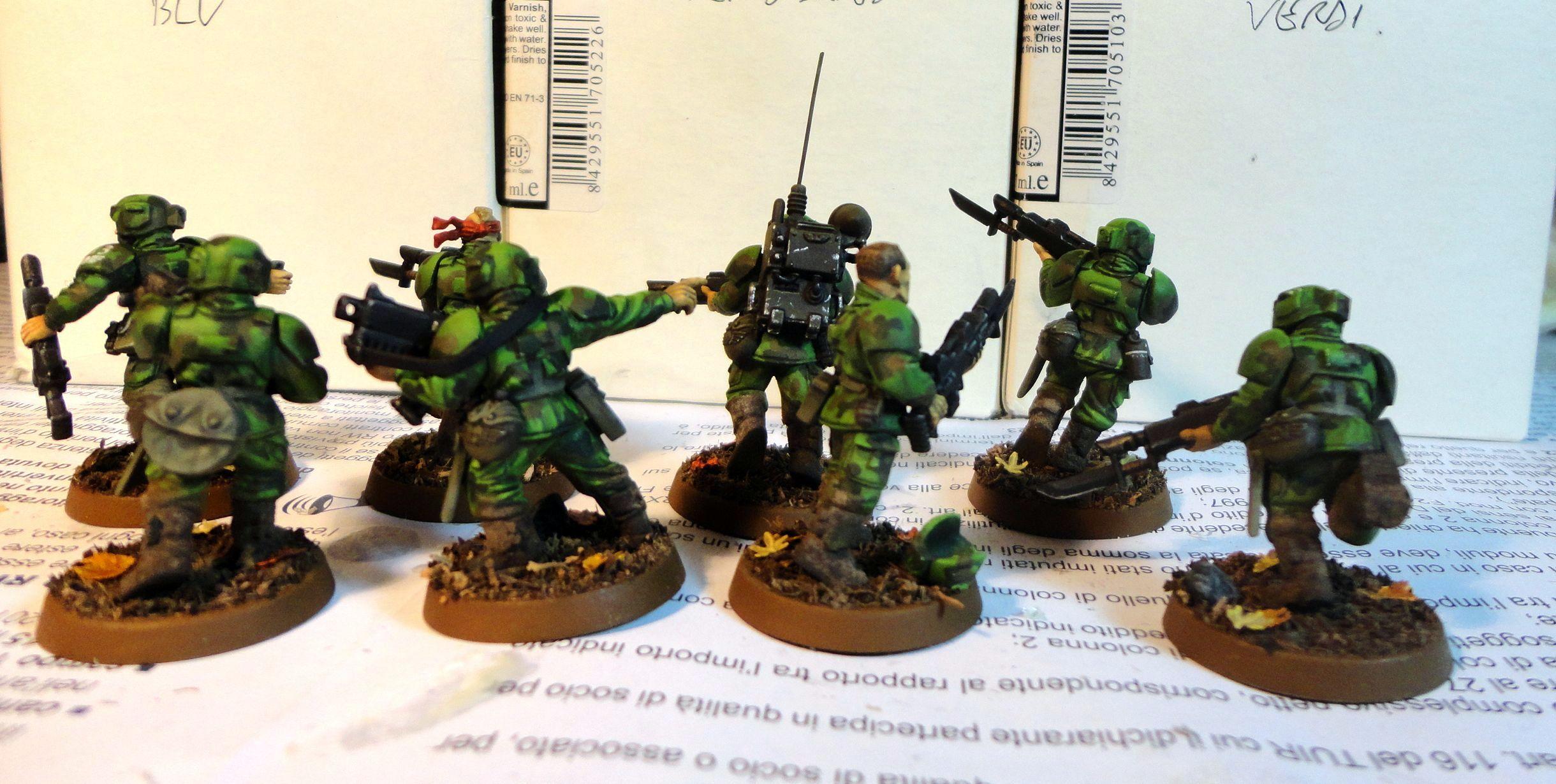 Astra Militarum, Cadians, Camouflage, Imperial Guard, Infantry Squad ...