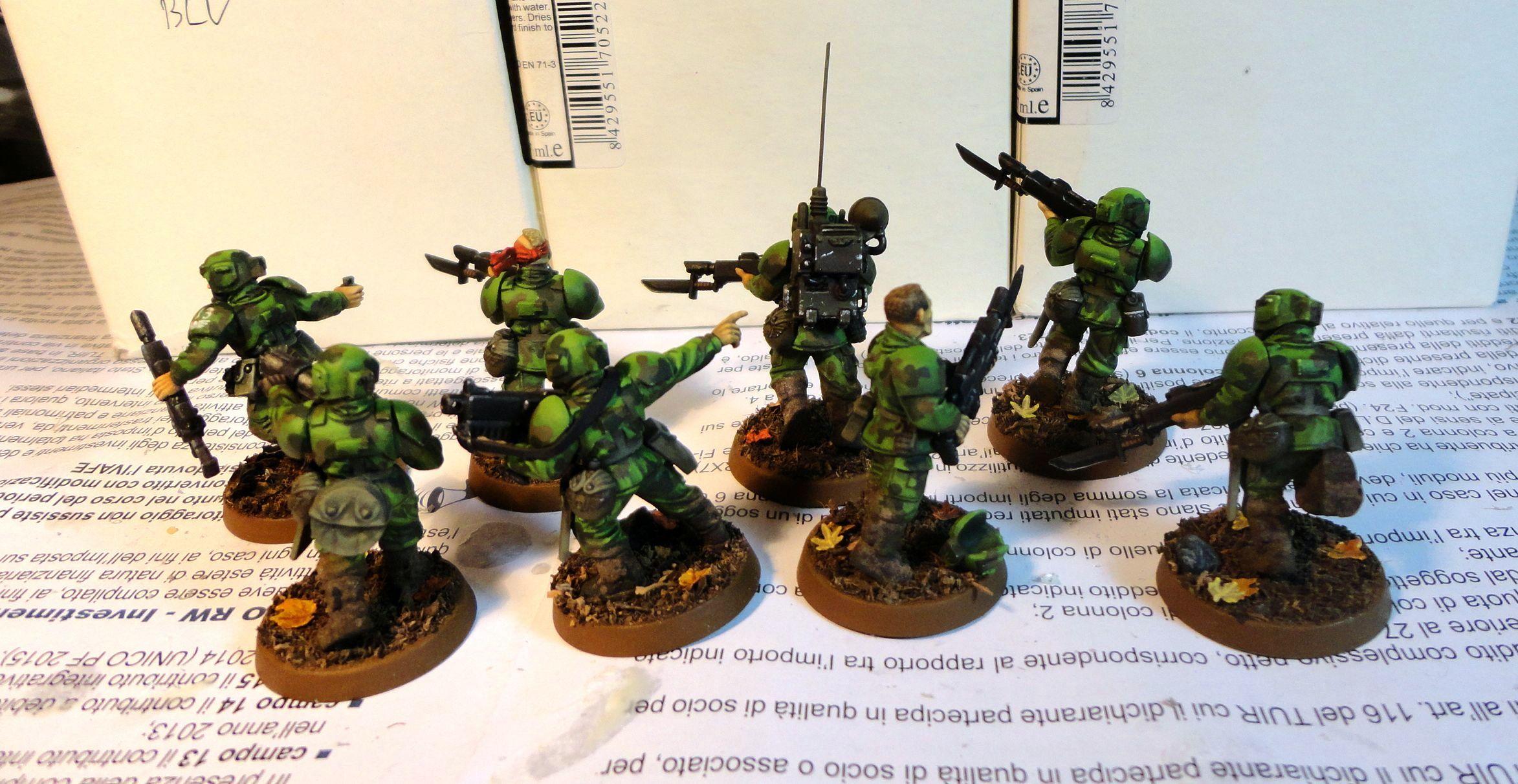 Astra Militarum, Cadians, Camouflage, Imperial Guard, Infantry Squad 