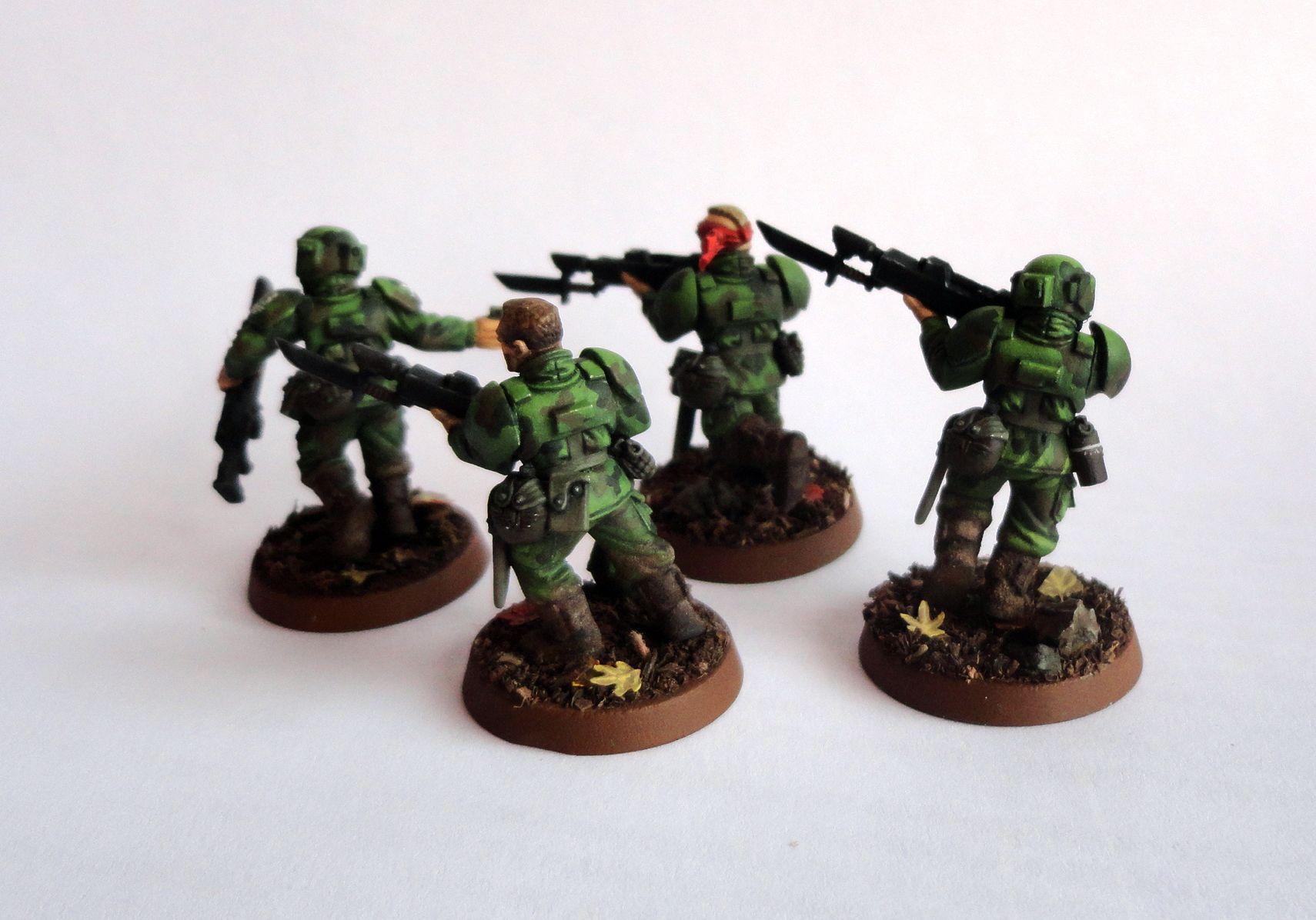 Astra Militarum, Cadians, Camouflage, Imperial Guard, Infantry Squad