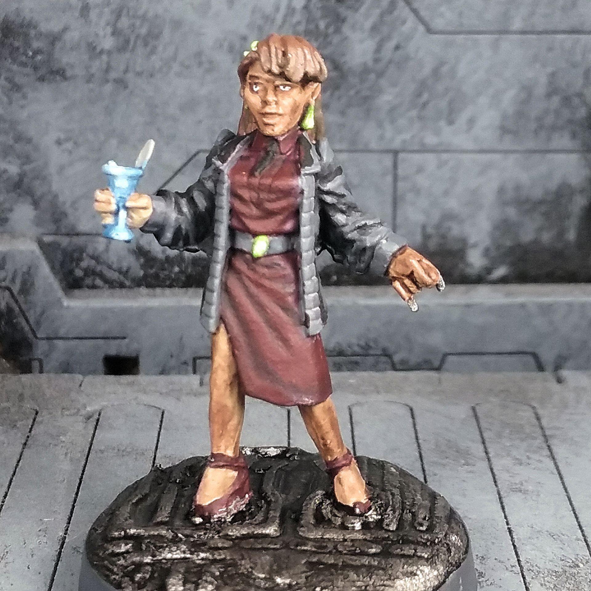 Businesswoman, Civilian, Corporate, Female, Iron Wind, Ral Partha, Shadow Run