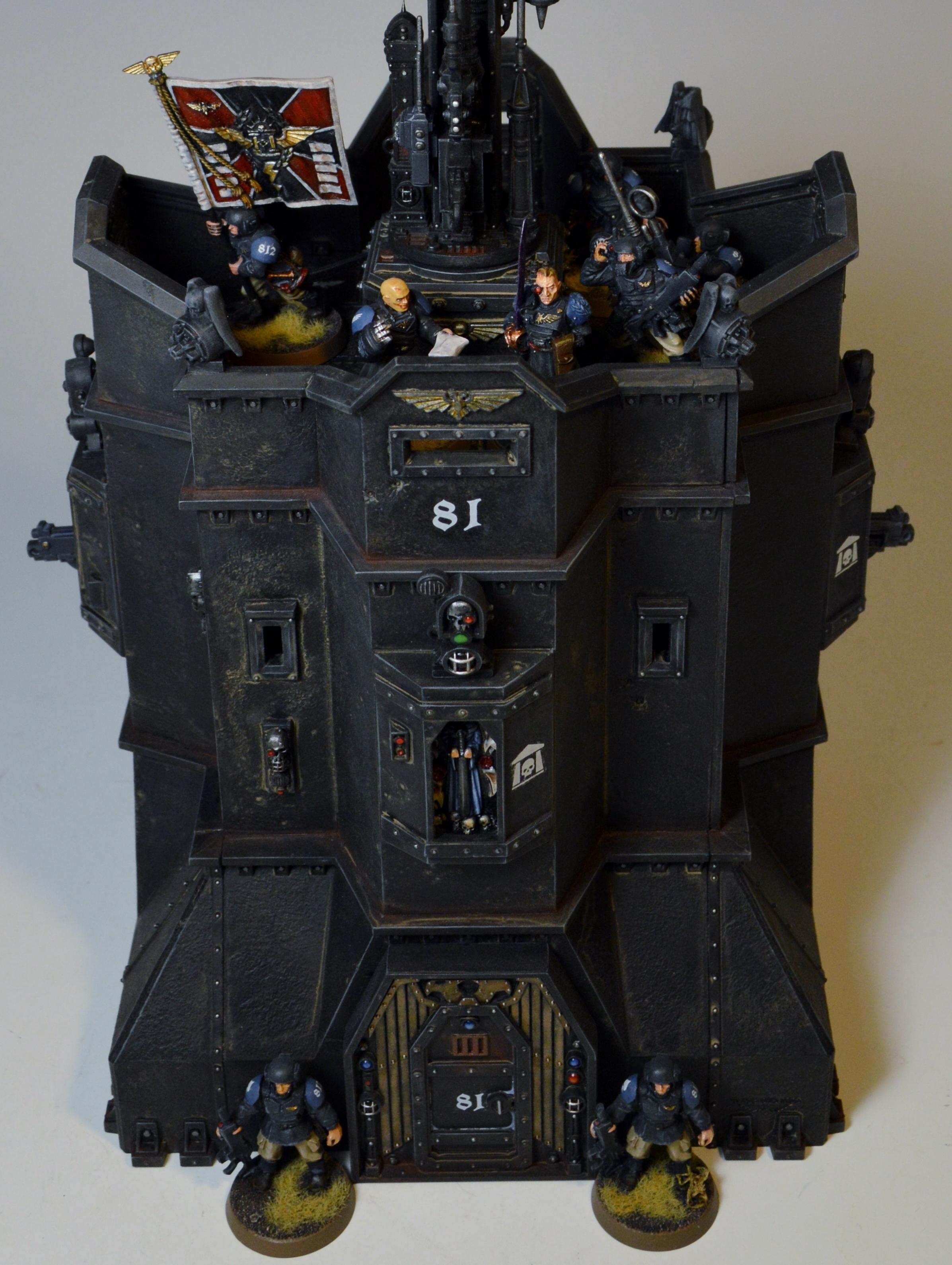 Bastion, Cadians, Command Squad, Headquarters, Imperial Guard, Officers