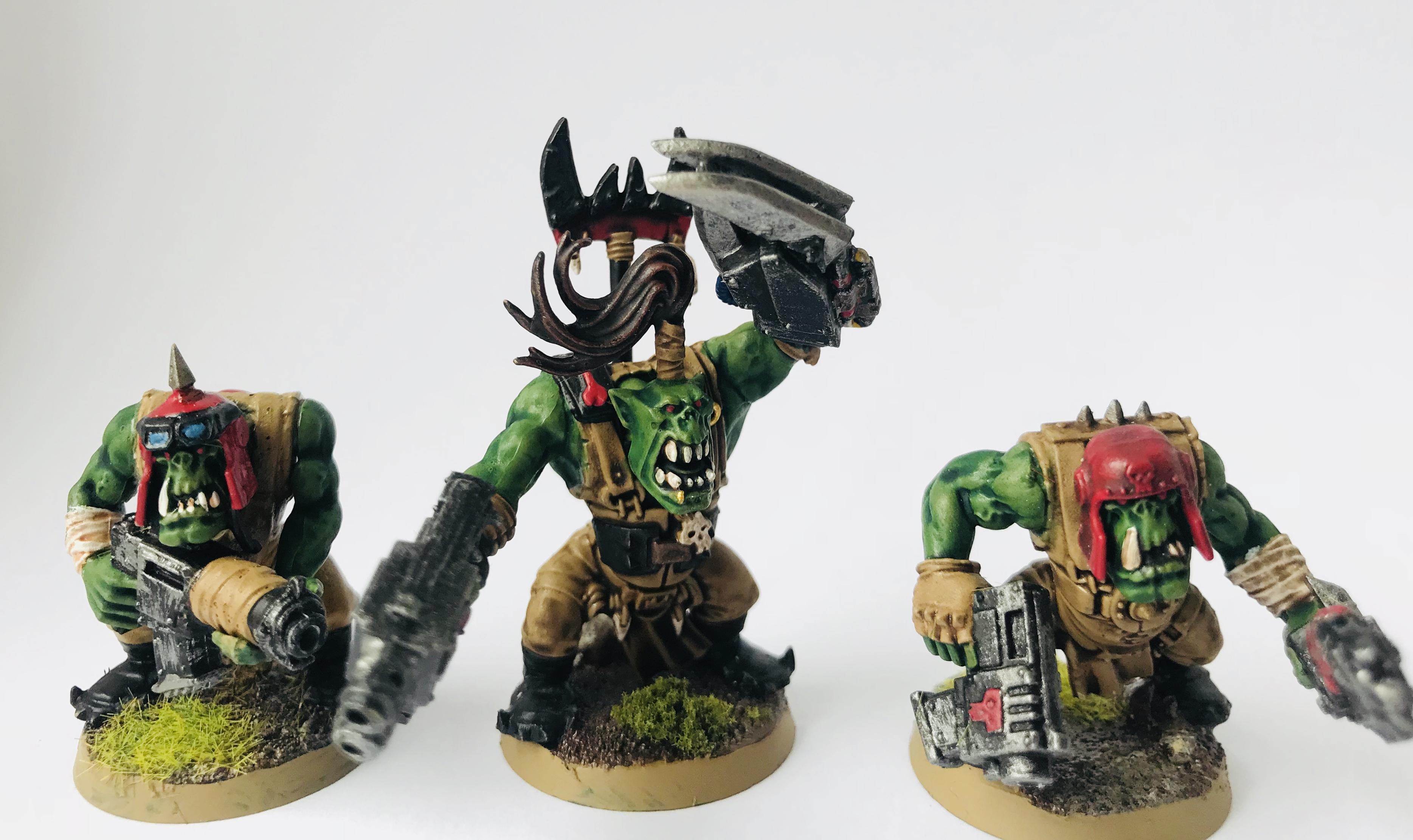 Boy, Orks, Boyz with boss