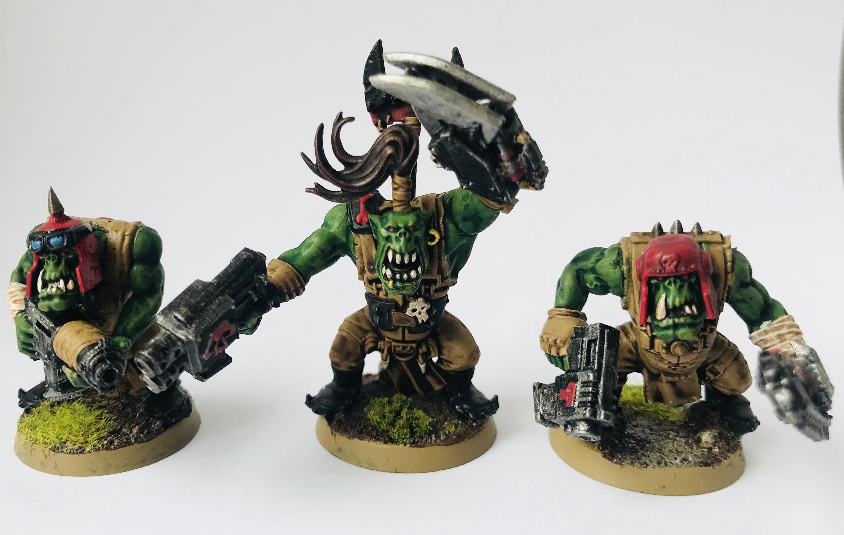 Boy, Orks, Boyz with boss
