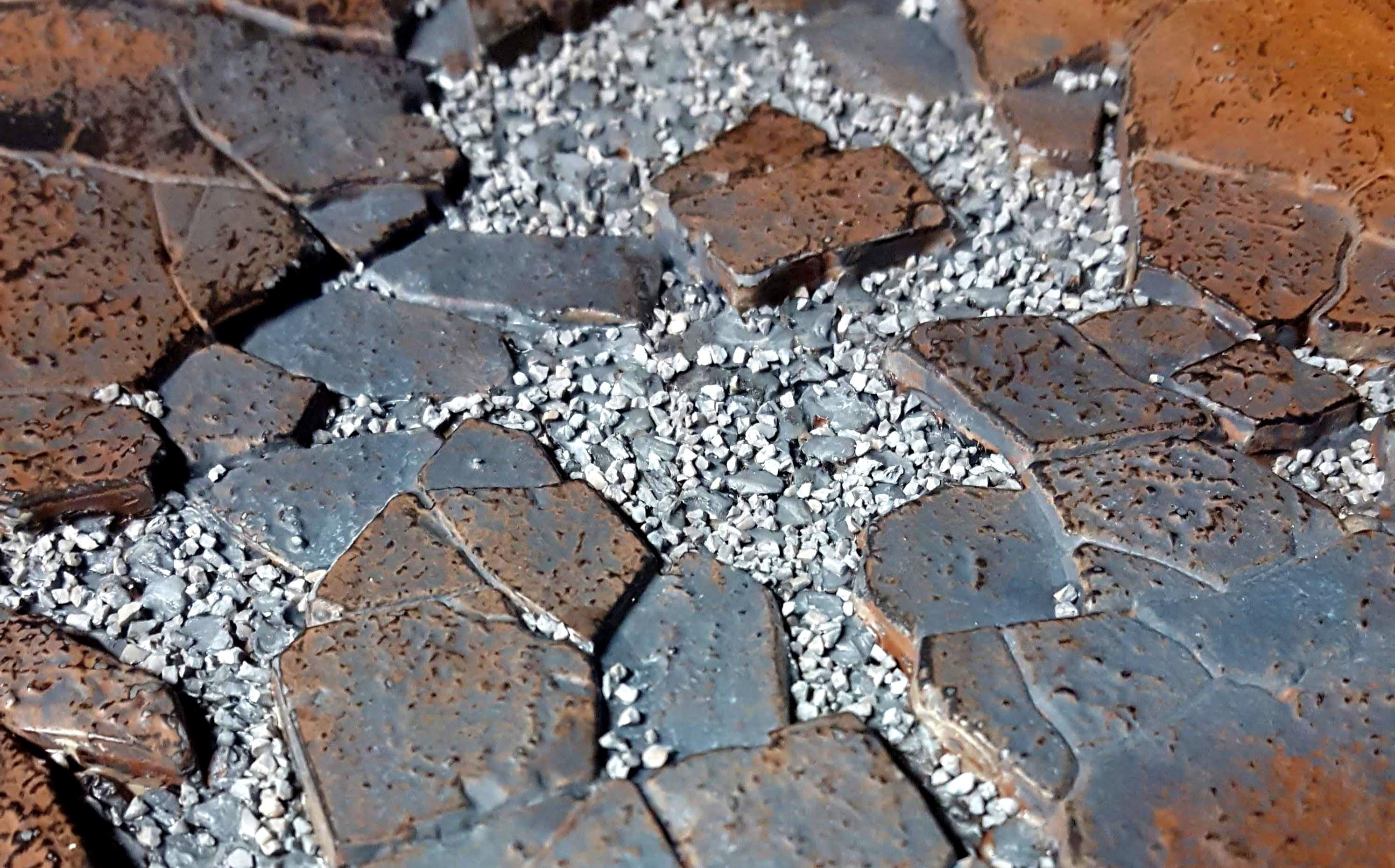 New pond bottom detail