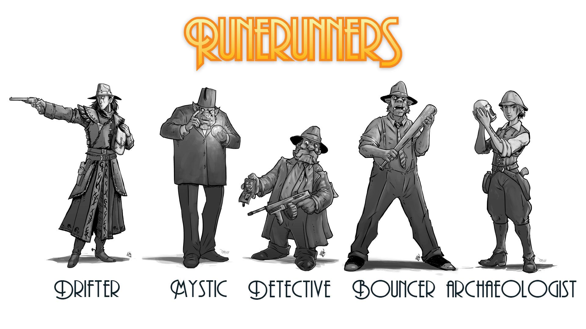 Runerunners Characters