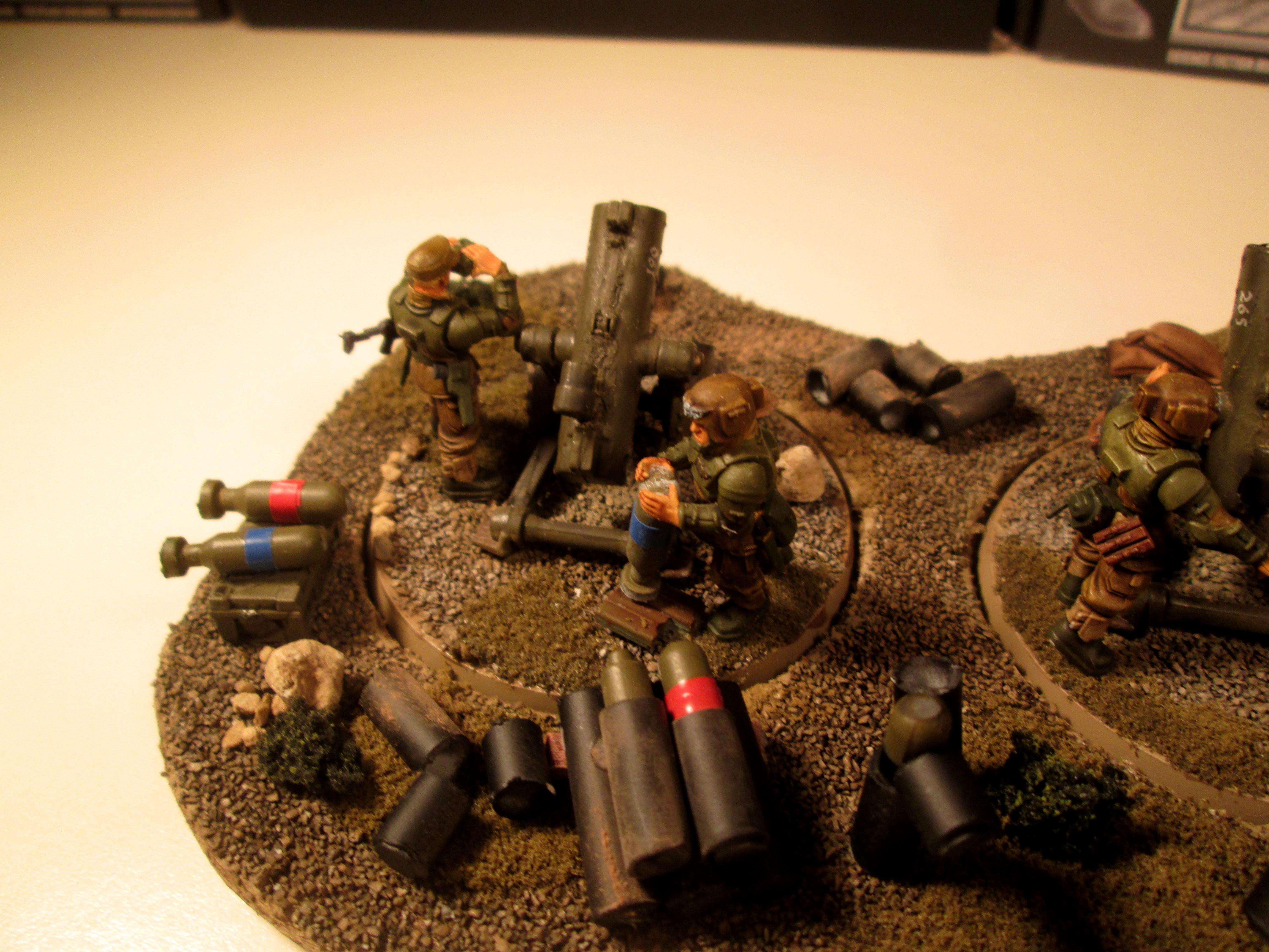 Artillery, Gunline, Imperial Guard, Mortar