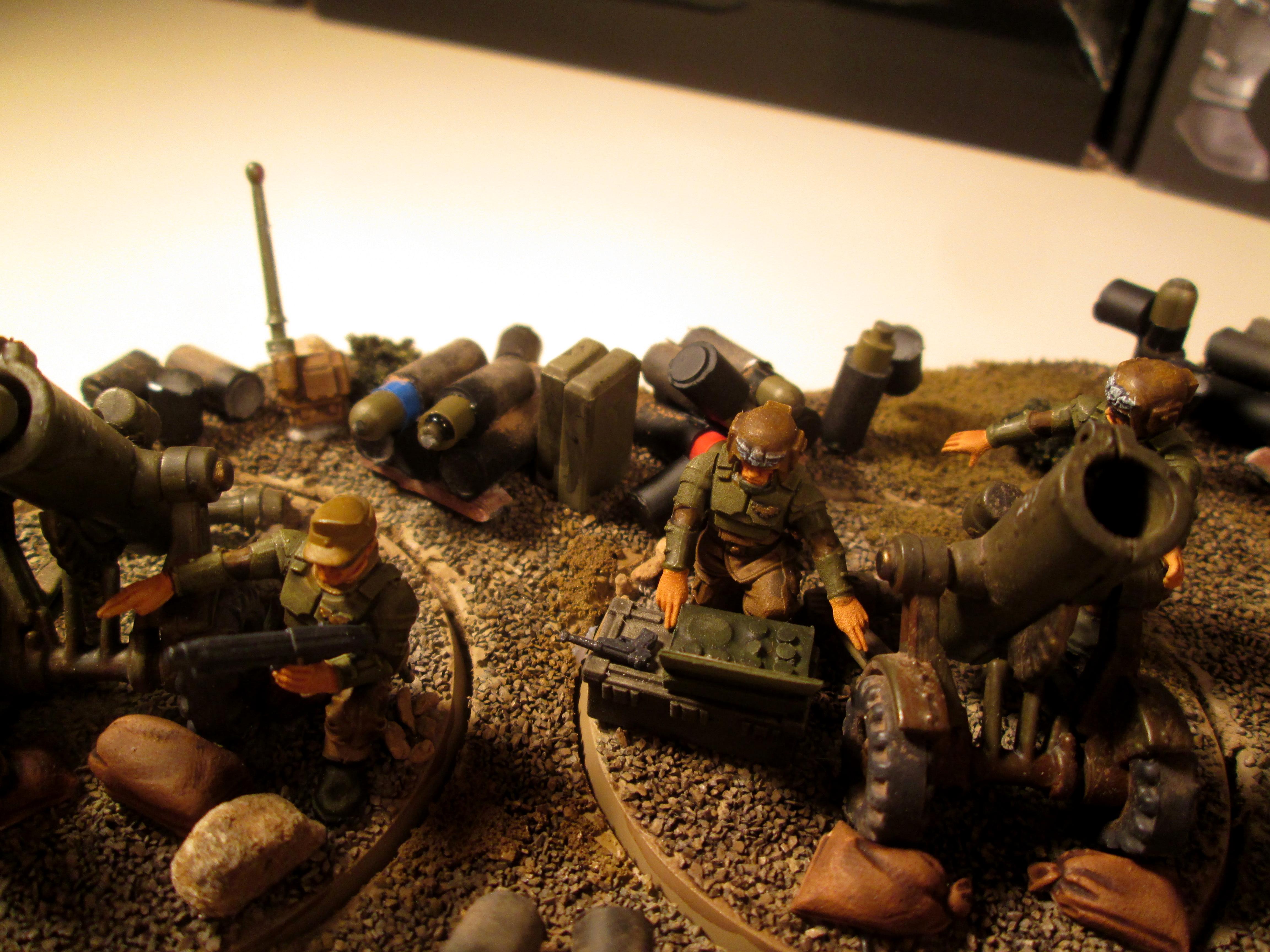 Artillery, Gunline, Imperial Guard, Mortar
