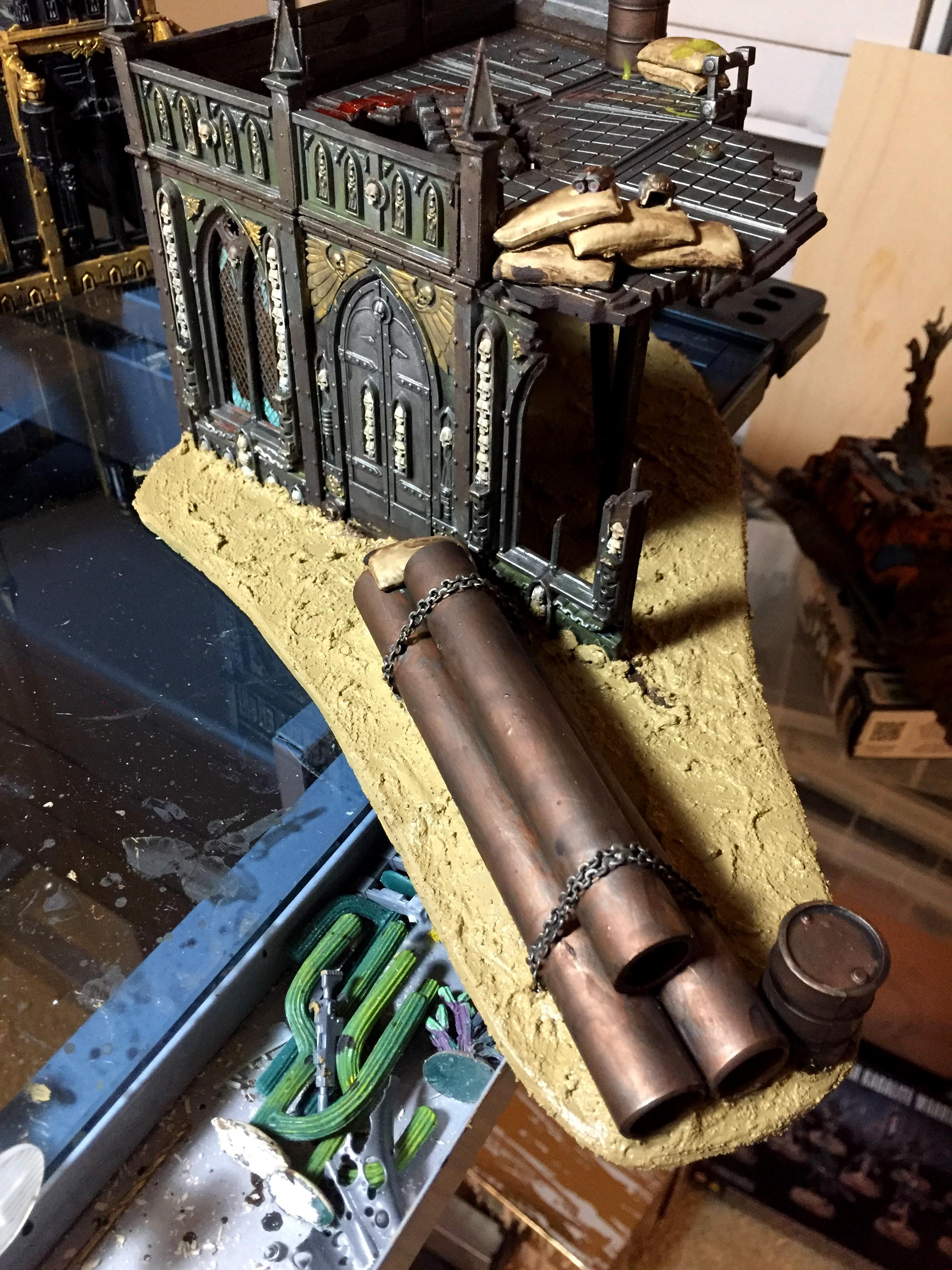 Desert, Ruins, Terrain, Warhammer 40,000, Work In Progress