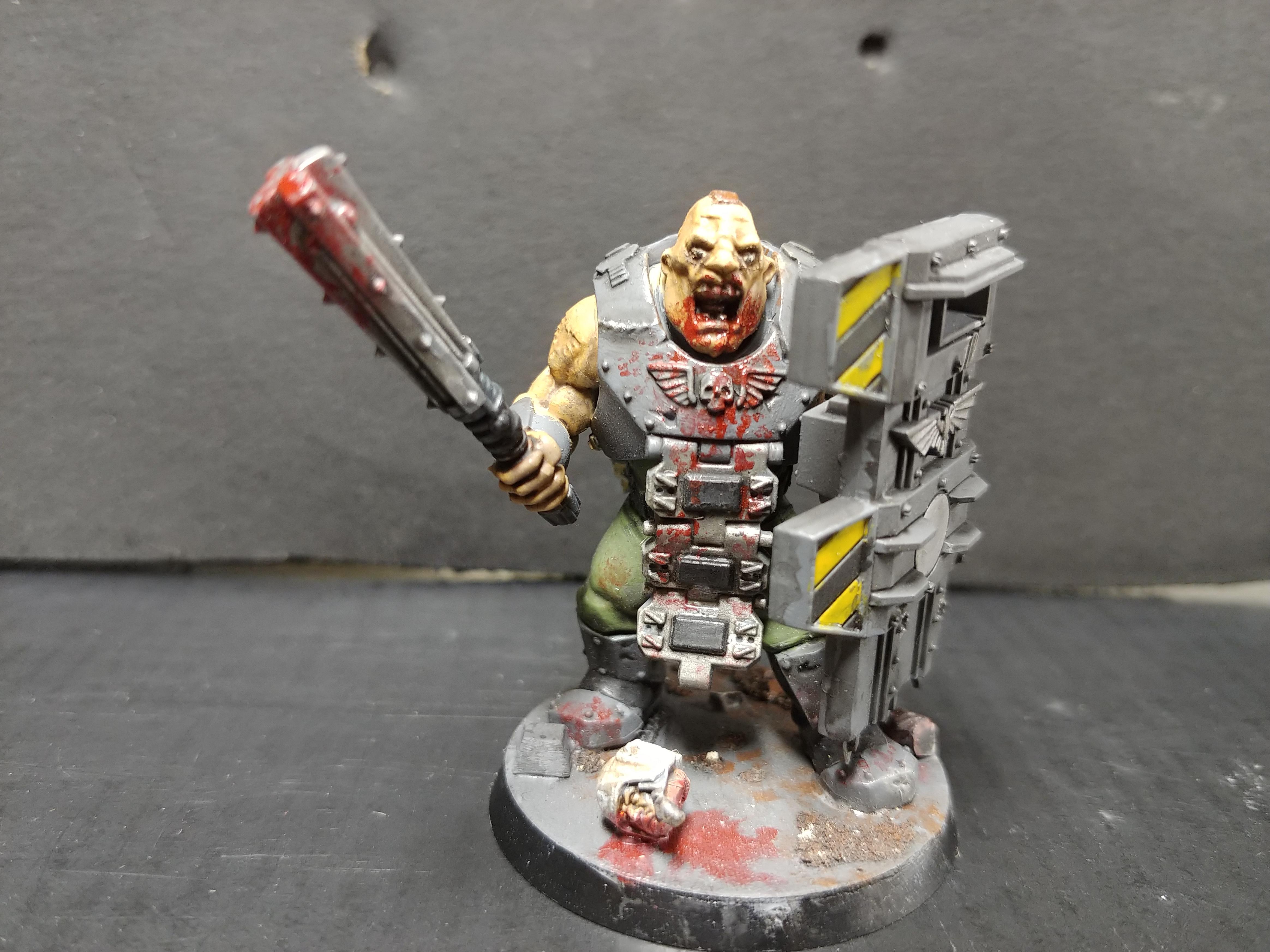 Am, Astra Militarum, Based, Blood, Bullgryns, Elite, Imperial Guard, Ogryns, Power Mauls, Urban, Warhammer 40,000