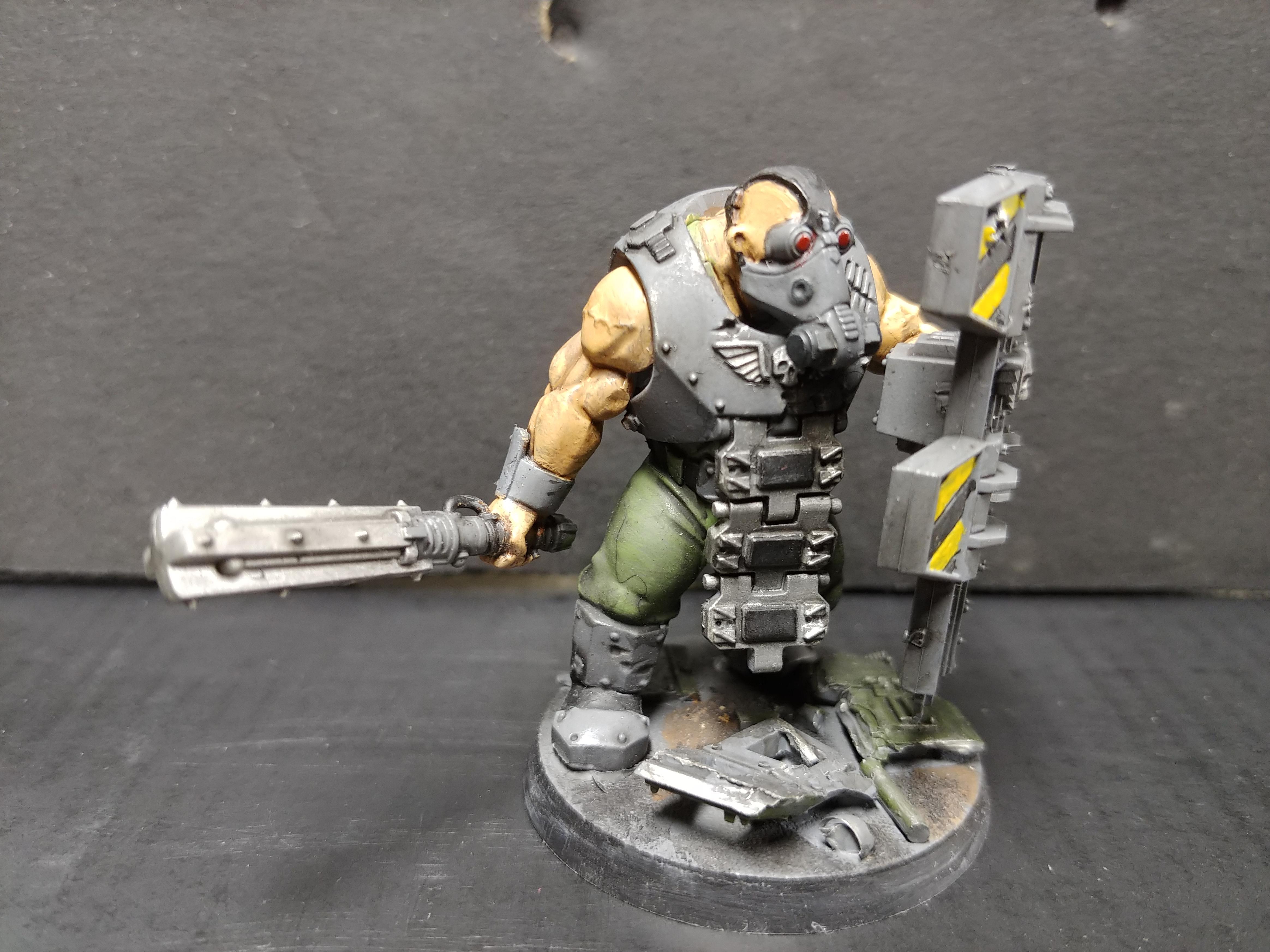 Am, Astra Militarum, Based, Blood, Bullgryns, Elite, Imperial Guard, Ogryns, Power Mauls, Urban, Warhammer 40,000