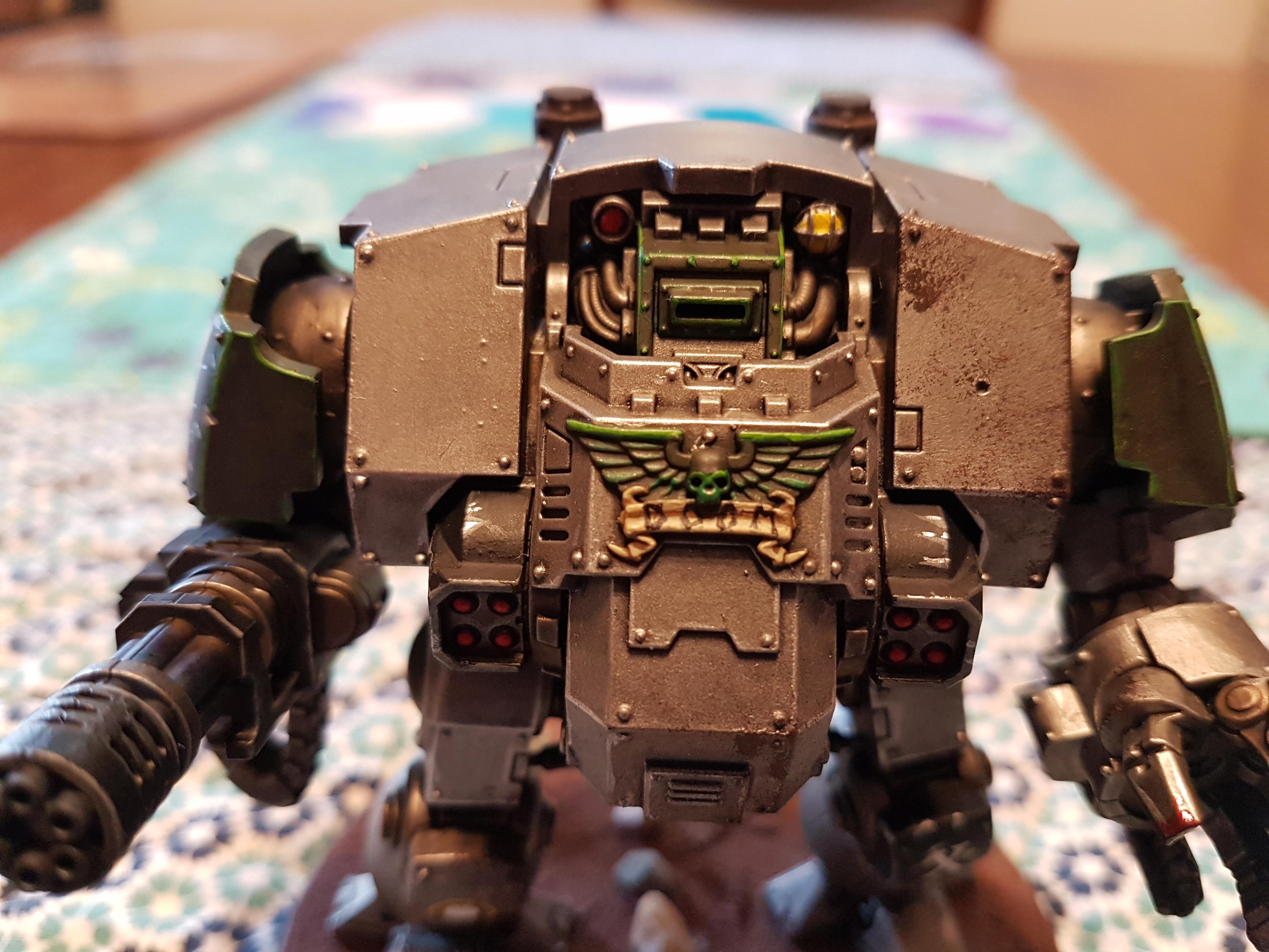 Black, Doom, Doom Legion, Dreadnought, Fragstrom Grenade Launcher, Green, Heavy Flammer, Heavy Onslaught Catling Cannon, Iron, Legion, Metal, Primaris, Redemptor, Redemptor Dreadnought, Redmptor Fist, Silver, Space Marines
