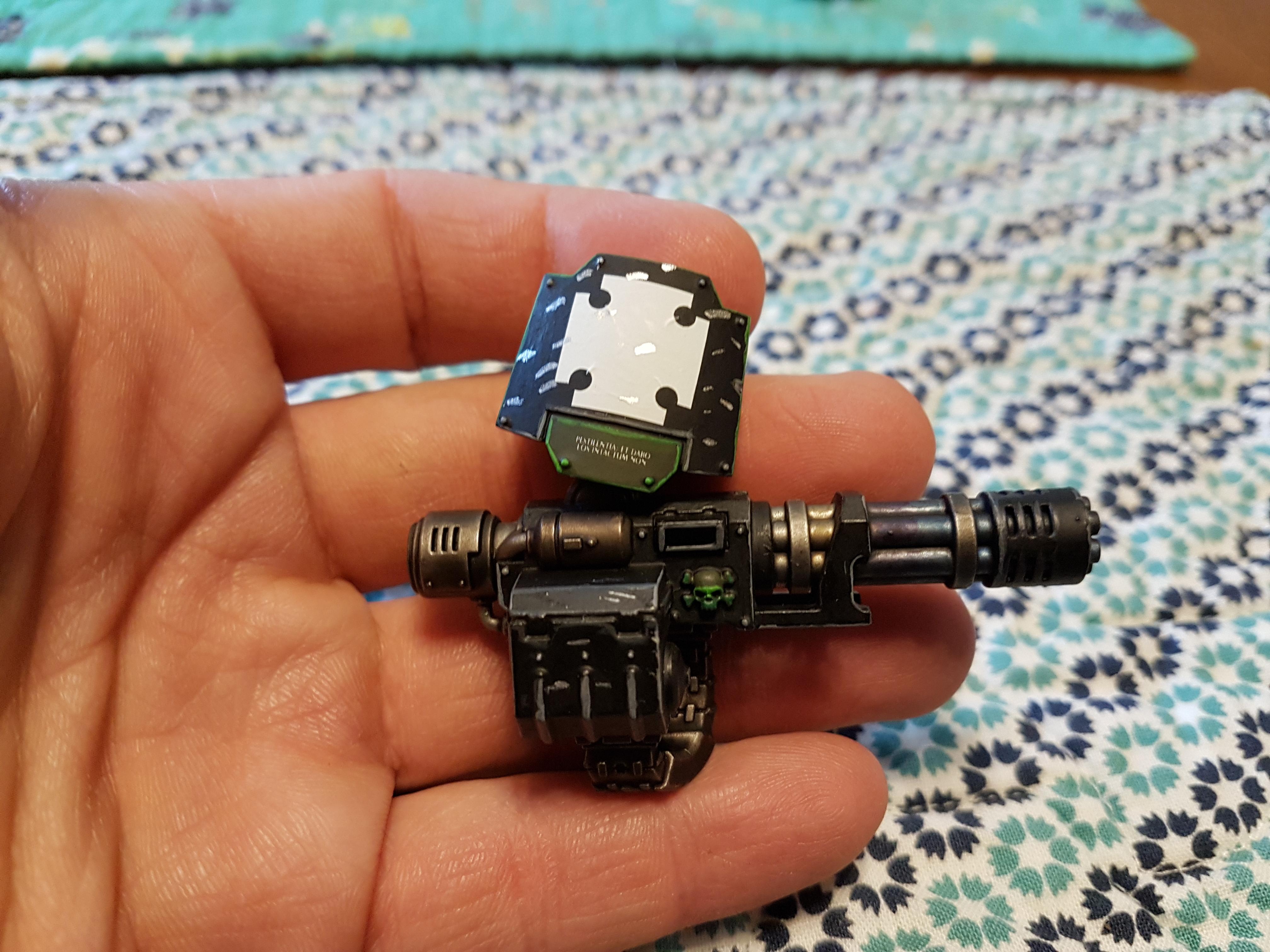 Black, Doom, Doom Legion, Dreadnought, Green, Heavy Onslaught Catling Cannon, Iron, Legion, Metal, Primaris, Redemptor, Redemptor Dreadnought, Silver, Space Marines