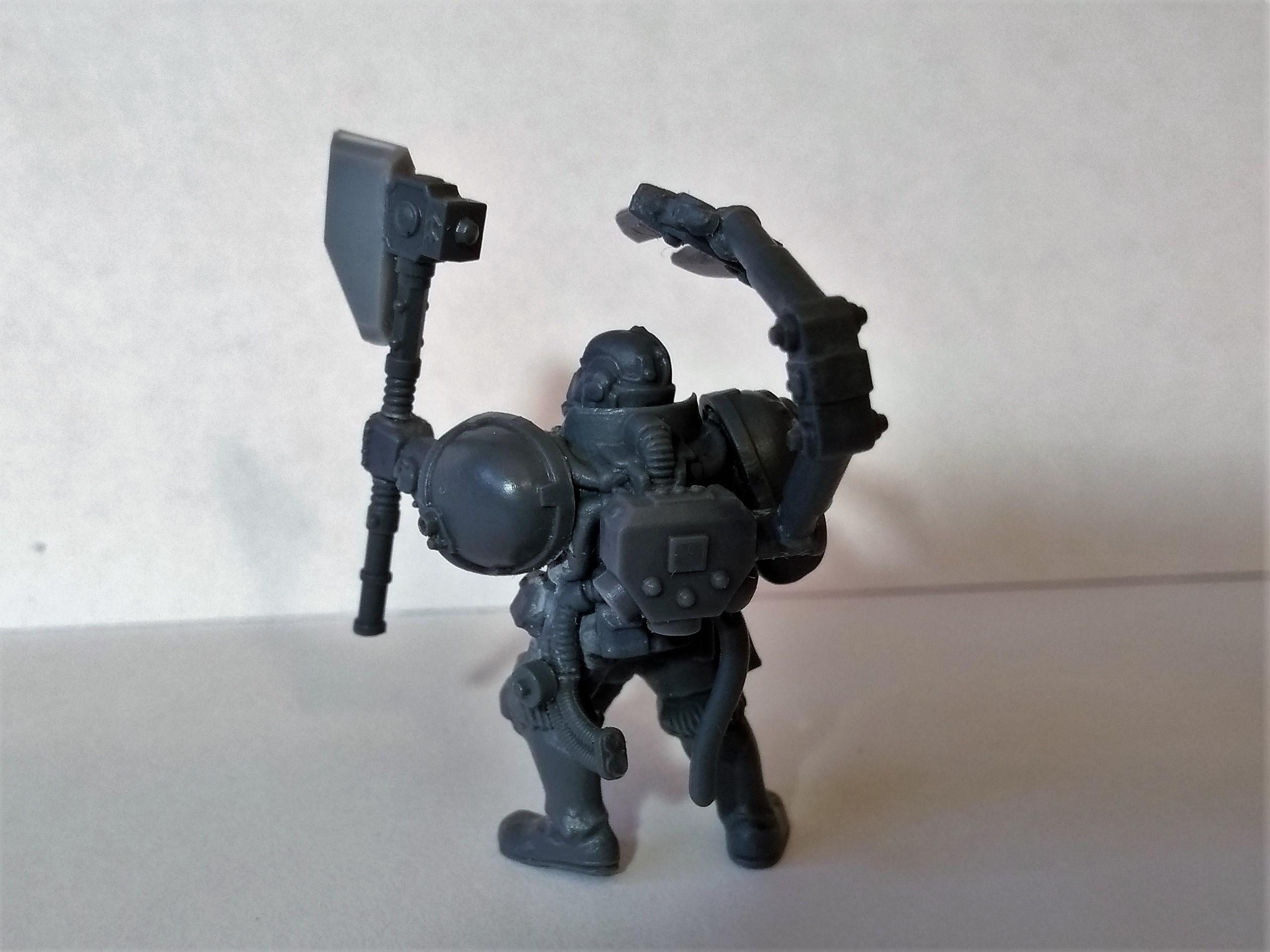 Adeptus Mechanicus, Admech, Conversion, Enginseer, Kitbash, Tech Priest, Techpriest, Warhammer 40,000