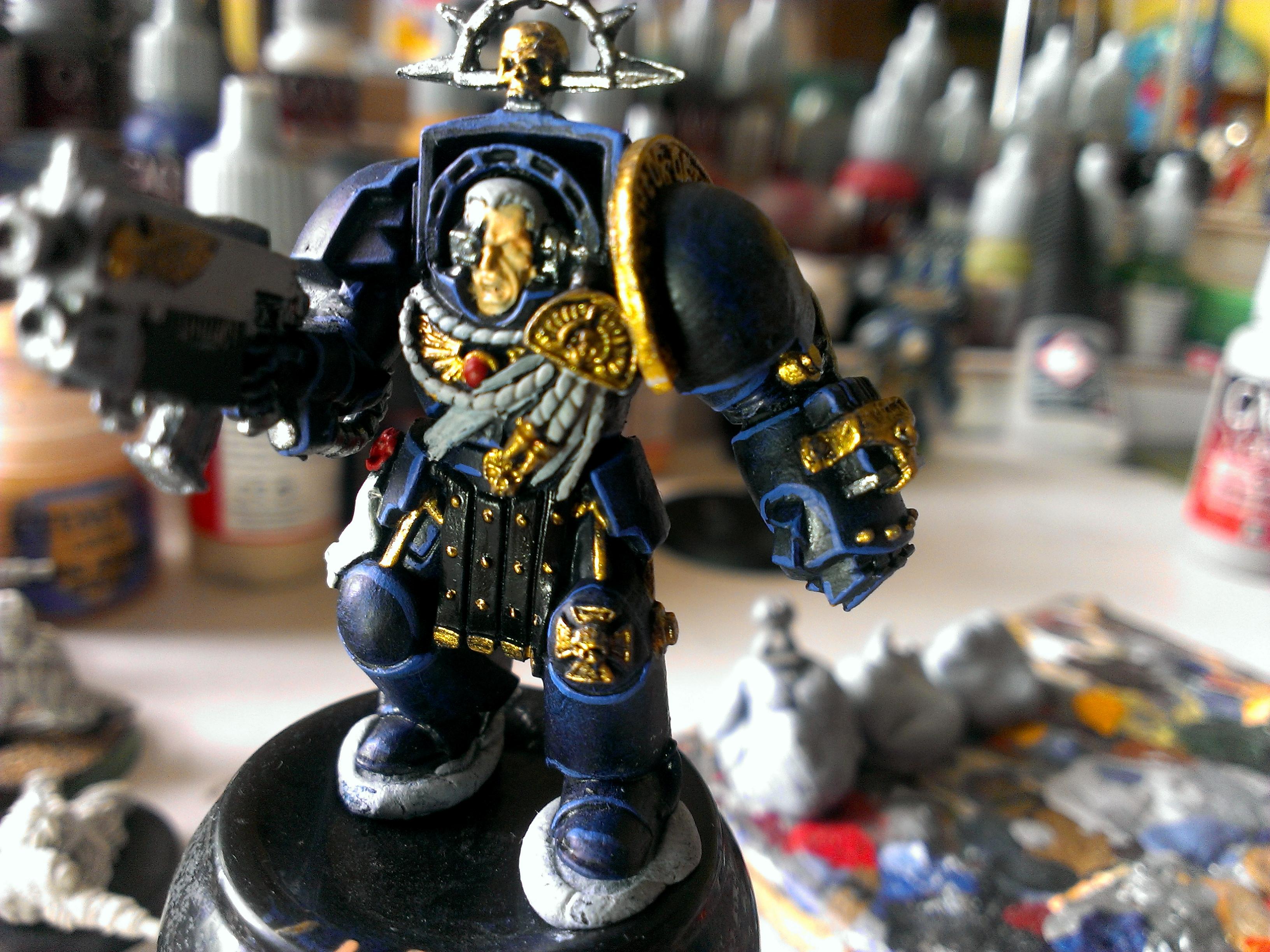 Space Marines, Terminator Captain, Ultramarines, Work In Progress
