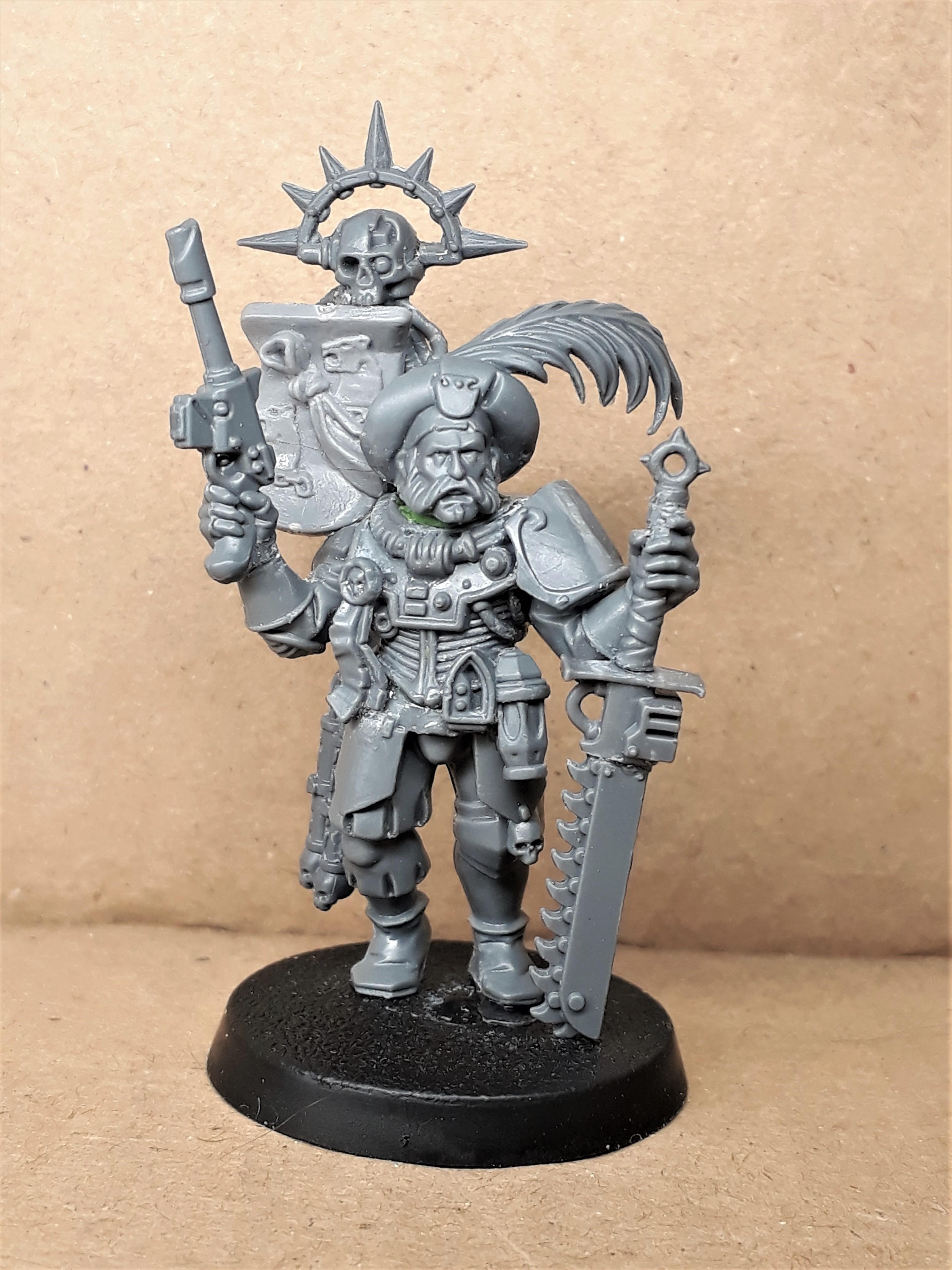 Astra Militarum, Company Commander, Conversion, Imperial Guard, Inquisition, Kitbash, Officer