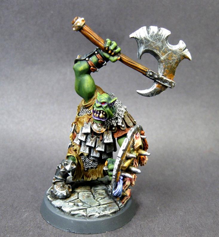 Reaper Bones Orcs Reaper Miniatures Kavorgh Black Orc Warlord - 28mm ...