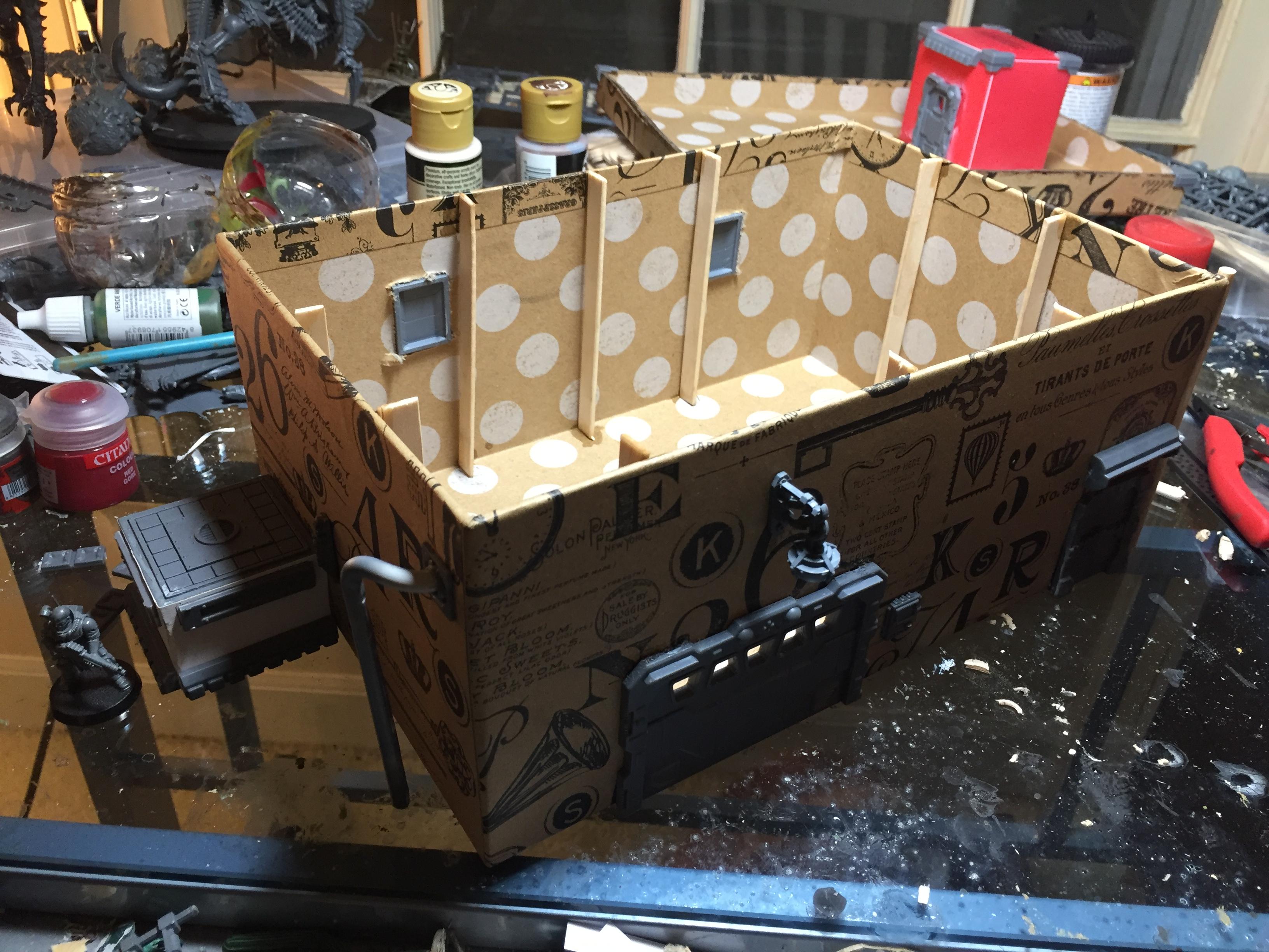 Cardboard, Imperial, Maelstrom&#146;s Edge, Terrain, Warhammer 40,000, Work In Progress