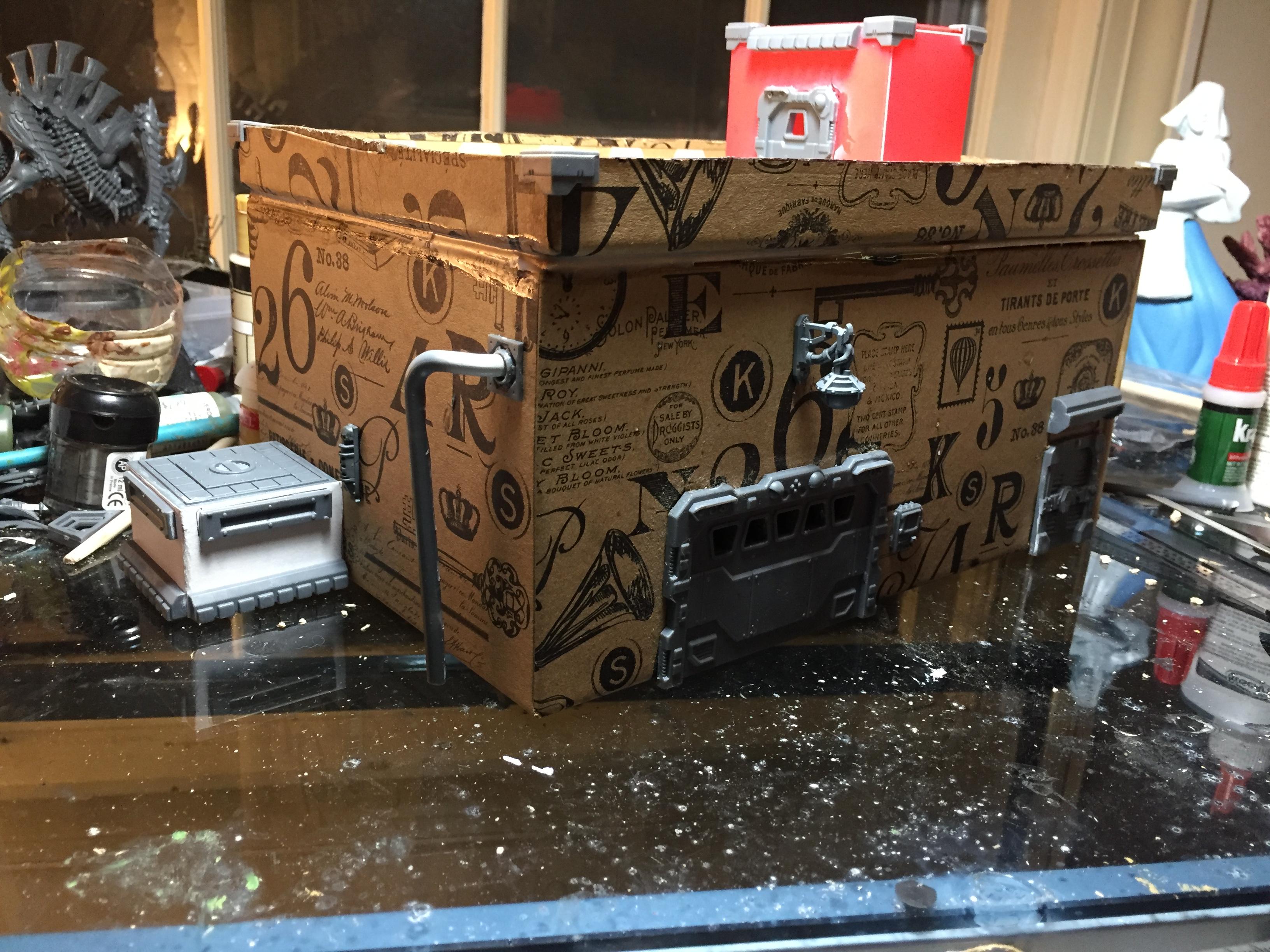Cardboard, Imperial, Maelstrom&#146;s Edge, Terrain, Warhammer 40,000, Work In Progress