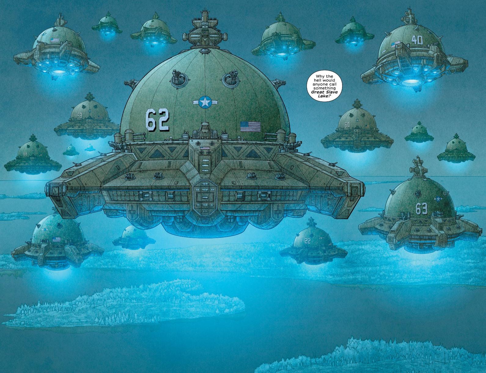 Airship, America, Dropship, Lander