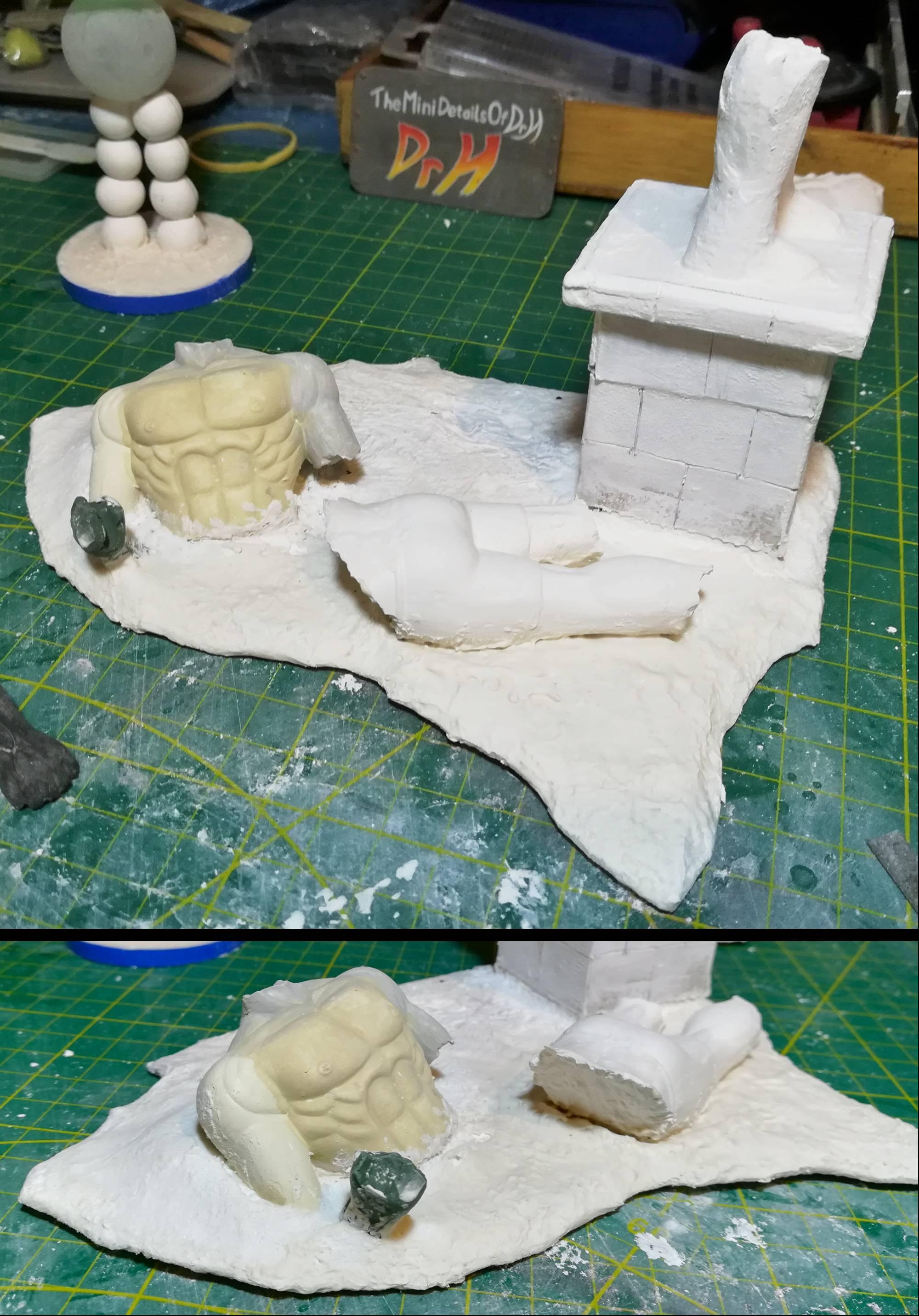 Arnie statue wip 4