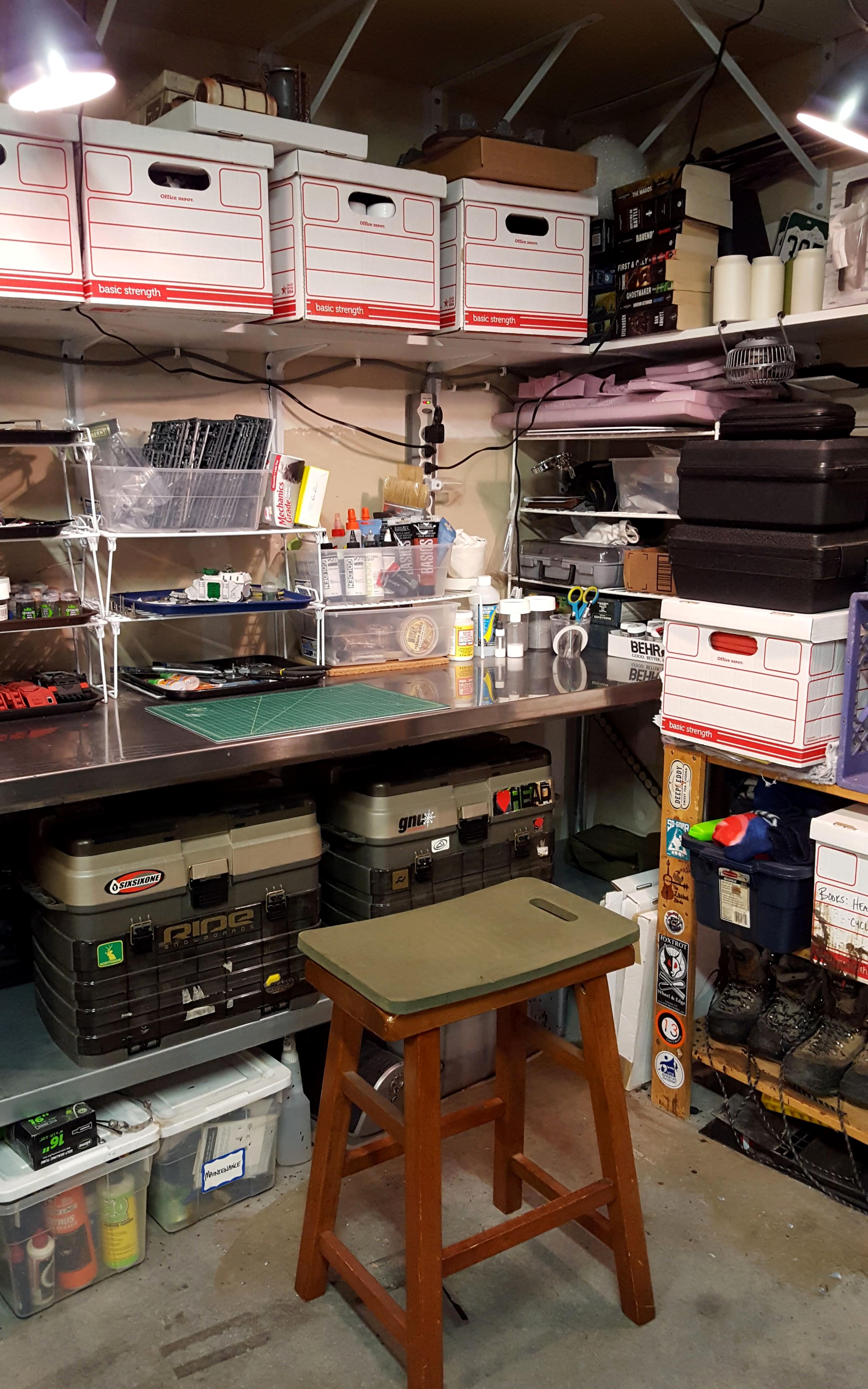 Workbench, cleaner than usual