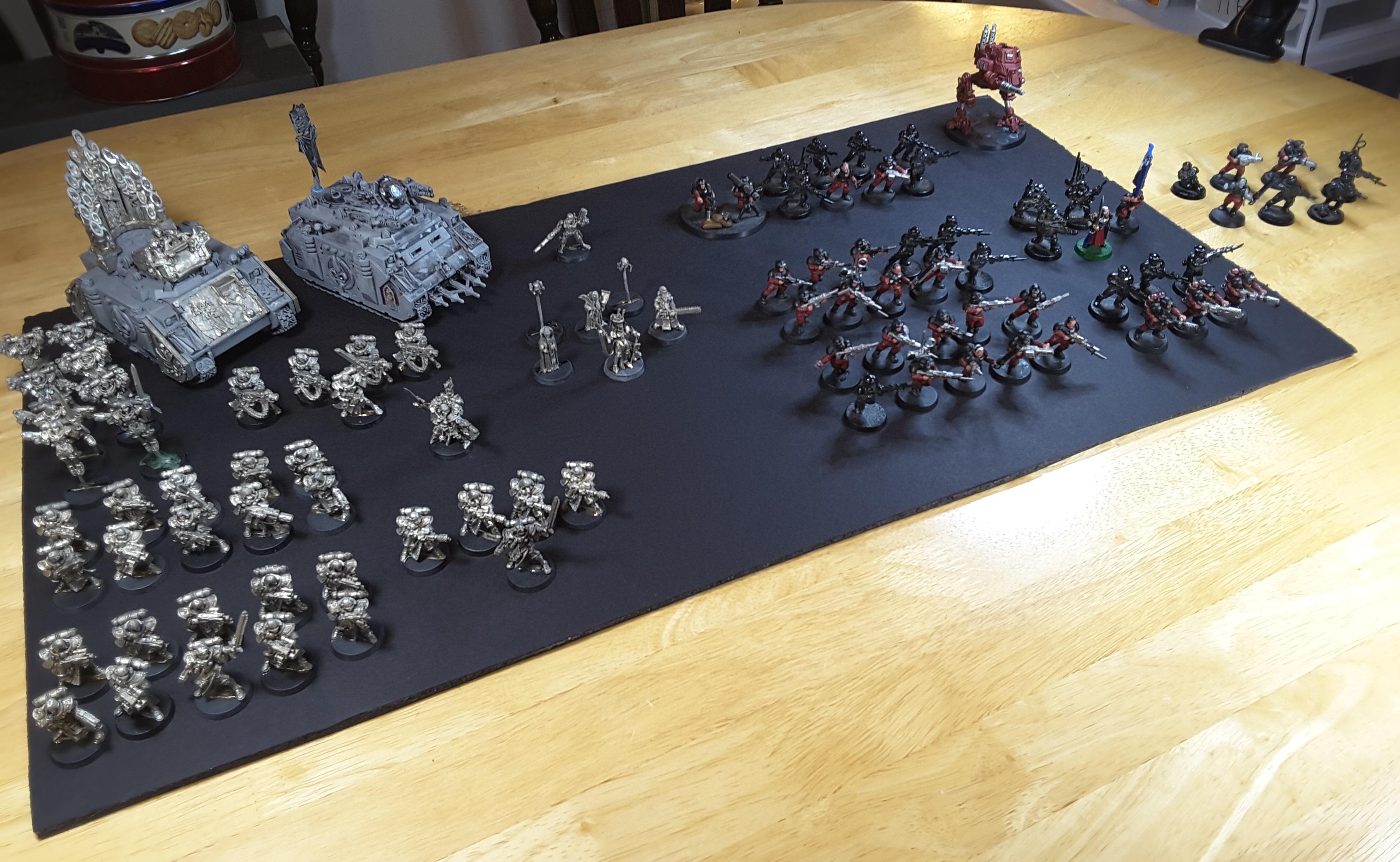 Adeptus Sororitas, Army, Imperial Guard, Sisters Of Battle, Work In Progress