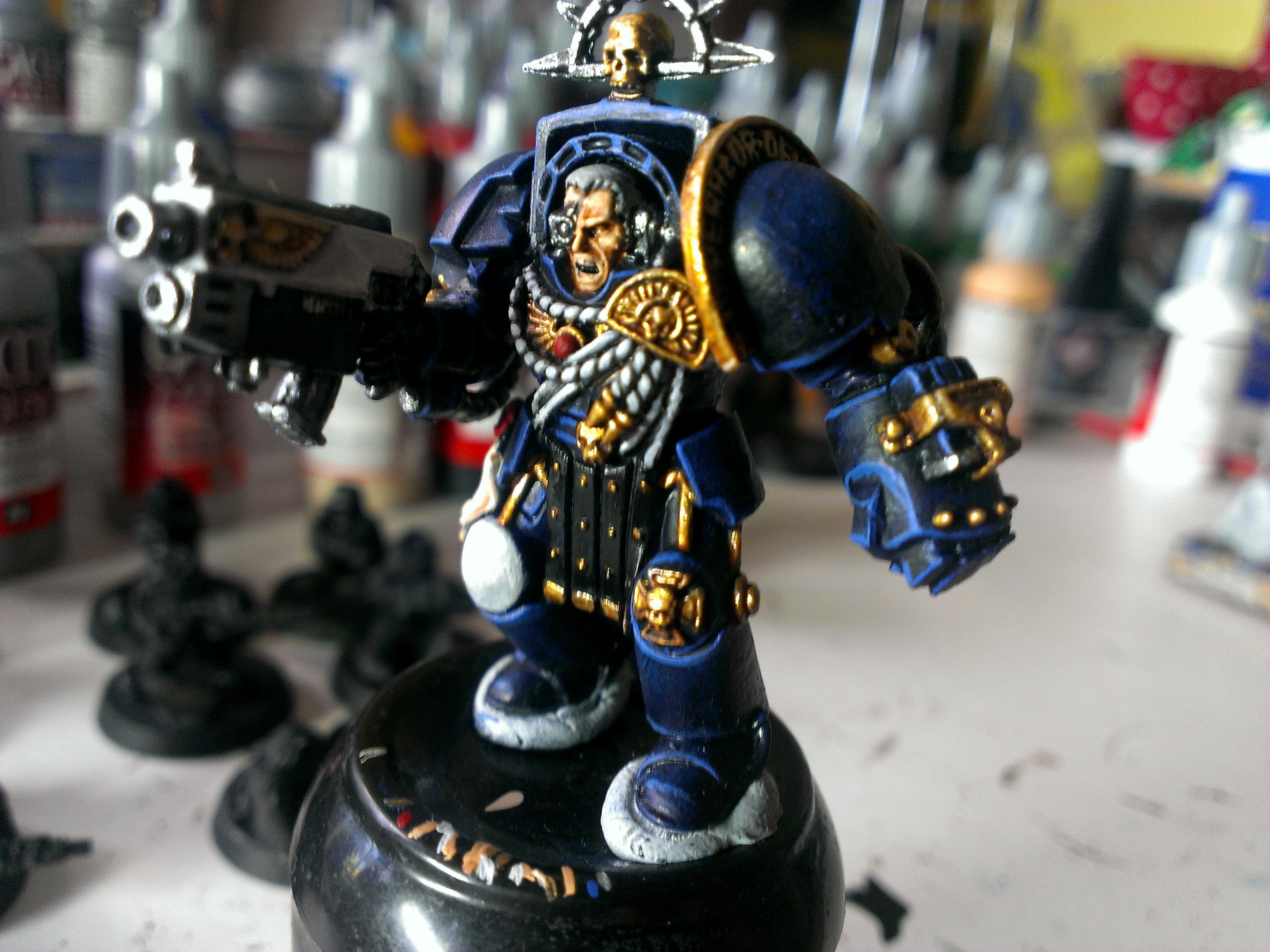 Captain, Invictus, Space Marines, Terminator Armor, Ultramarines