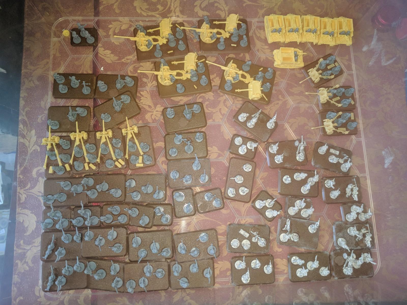 Ger and Brit Infantry and AT Guns