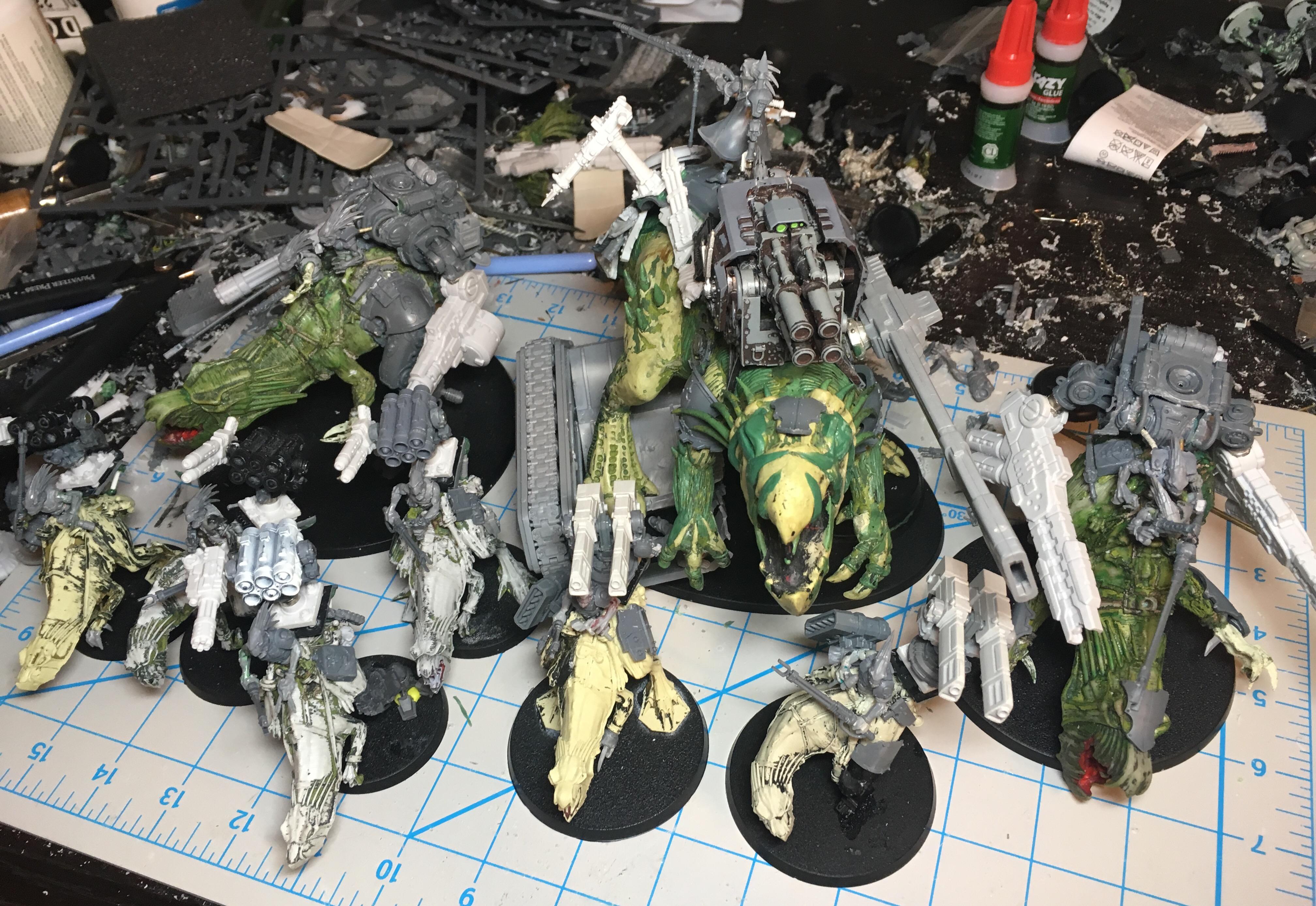Conversion, Coubts-as, Counts As, Knarloc, Kroot, Kroot Mercenaries, Mercenary, Renegades, Tau, Work In Progress