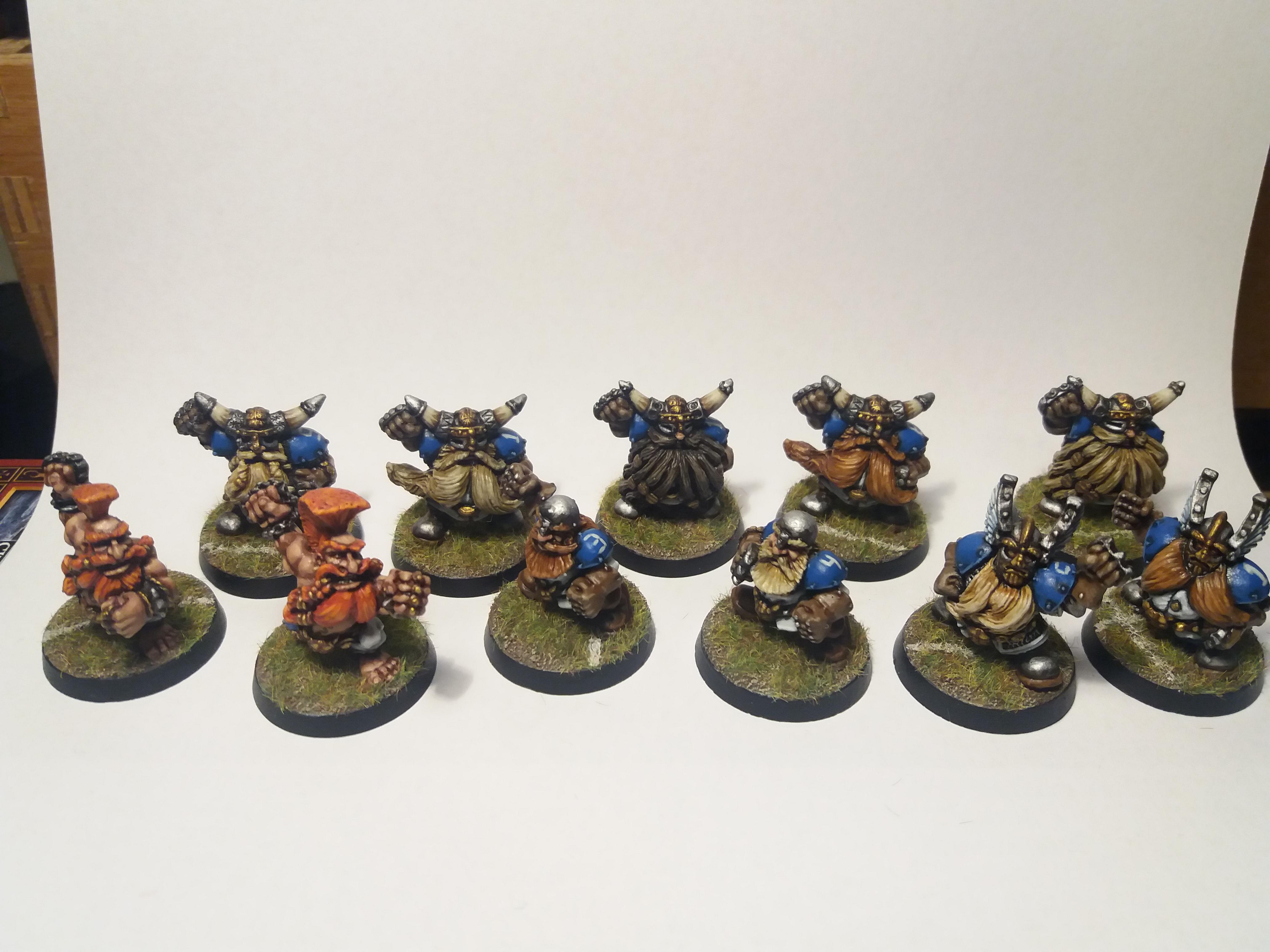 Blood Bowl, Dwarves, 3rd ed BB Dwarf Team