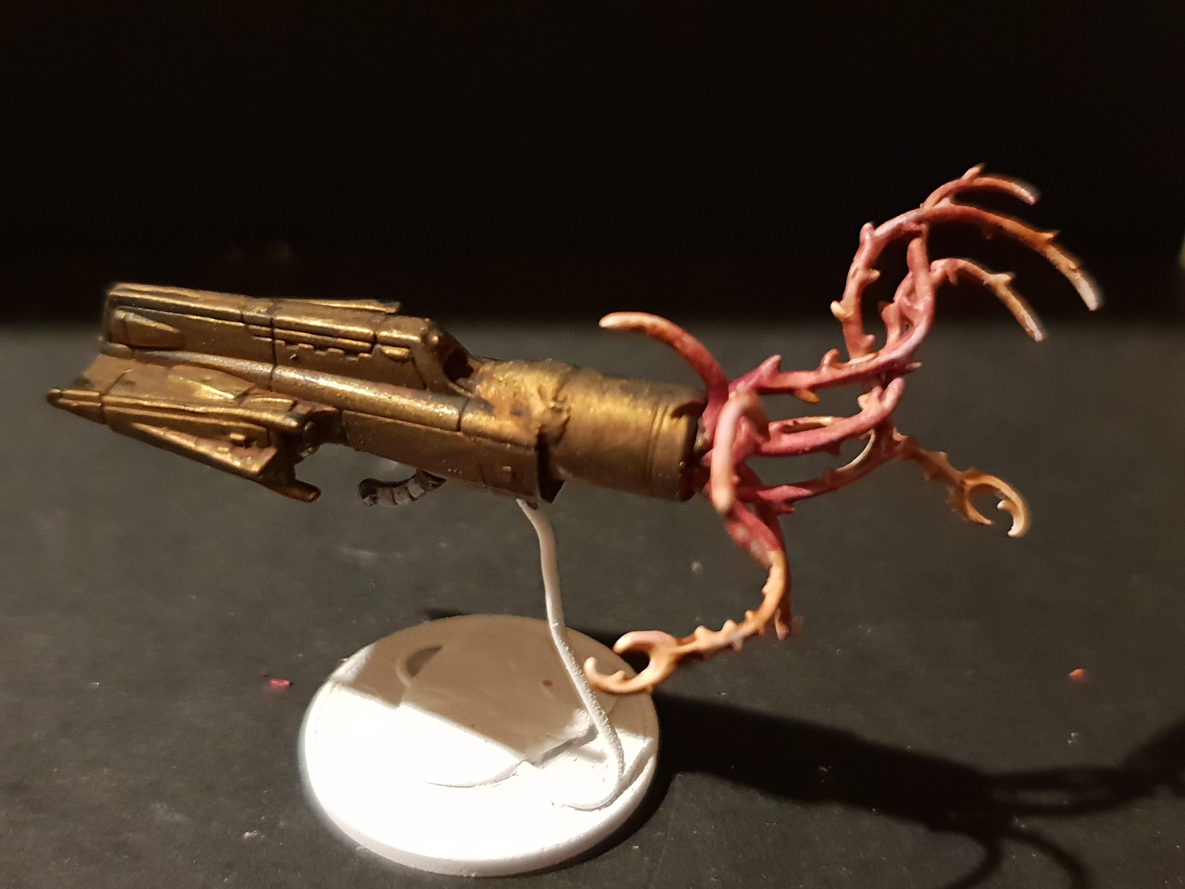 Cephalopods, Chaos, Conversion, Dark Mechanicus, Drone, Mechanicus, Pip, Servitors, Squid, Warhammer 40,000, Work In Progress