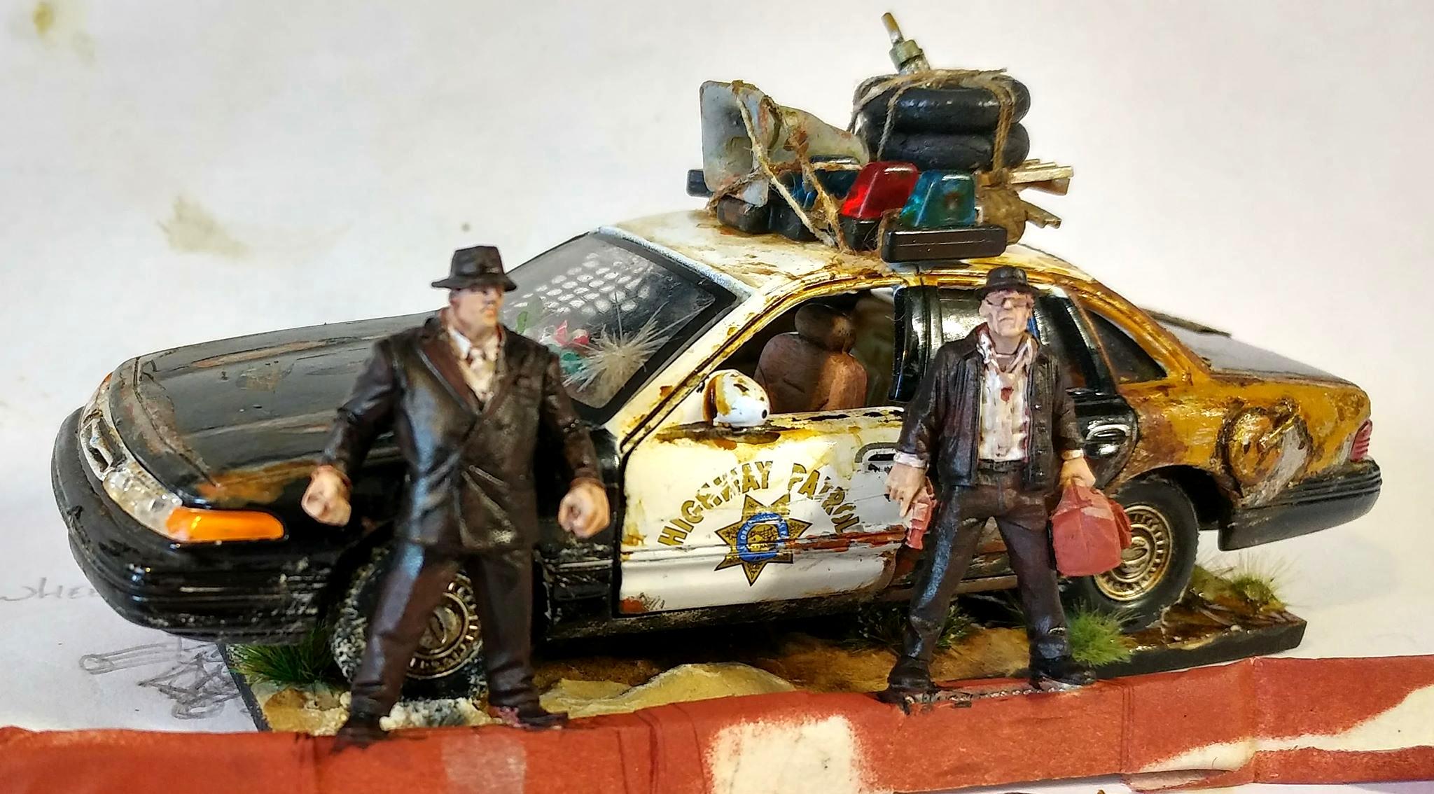Blues Brothers, Cars, Conversion, Diecast, Max Max, Police, Post-apoc