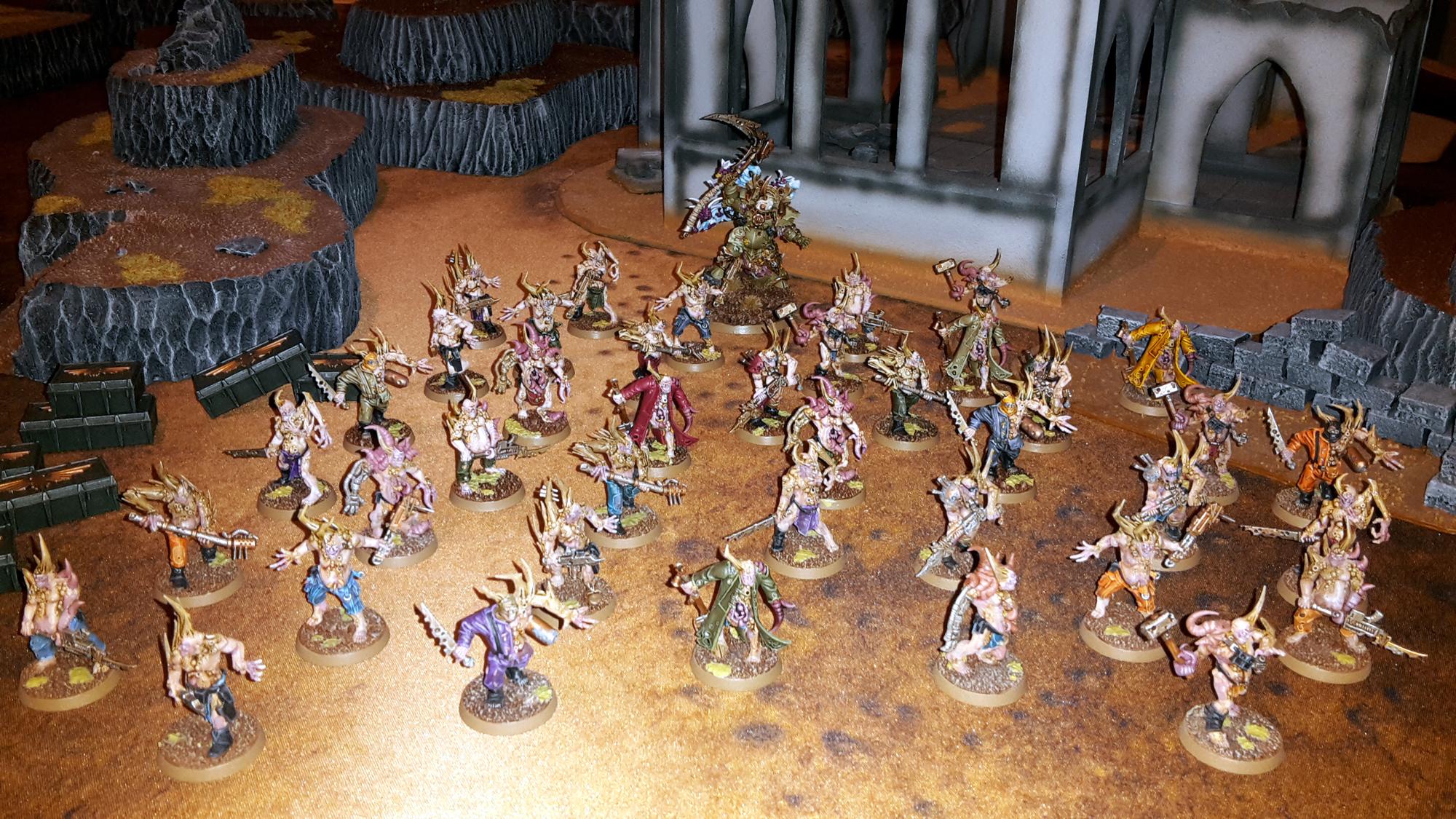 Chaos, Death Guard, Horde, Infantry, Nurgle, Poxwalker, Warhammer 40,000, Zombie