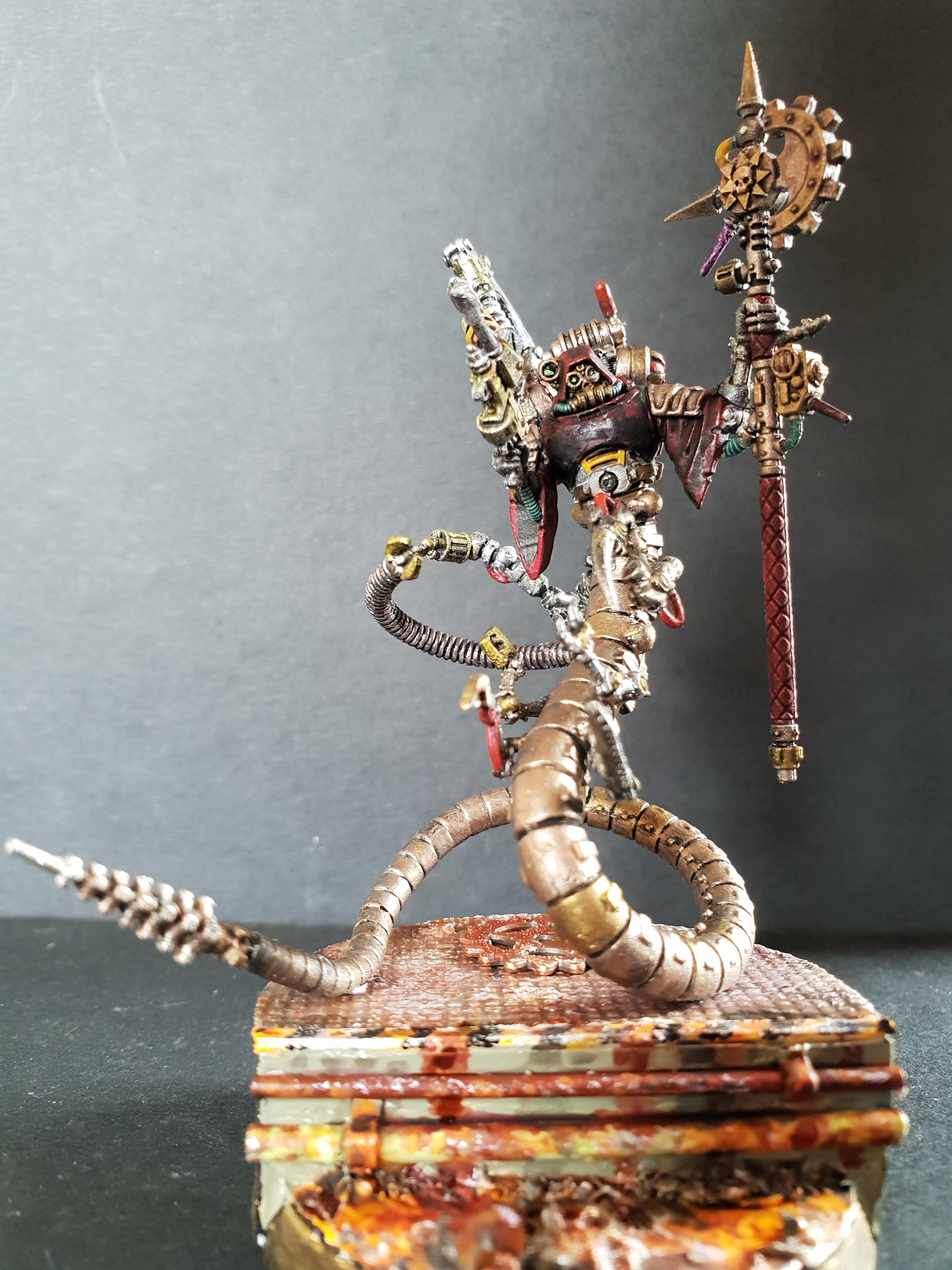 Archmagos, Chaos, Conversion, Dark Mechanicus, Magos, Serpentine, Warhammer 40,000