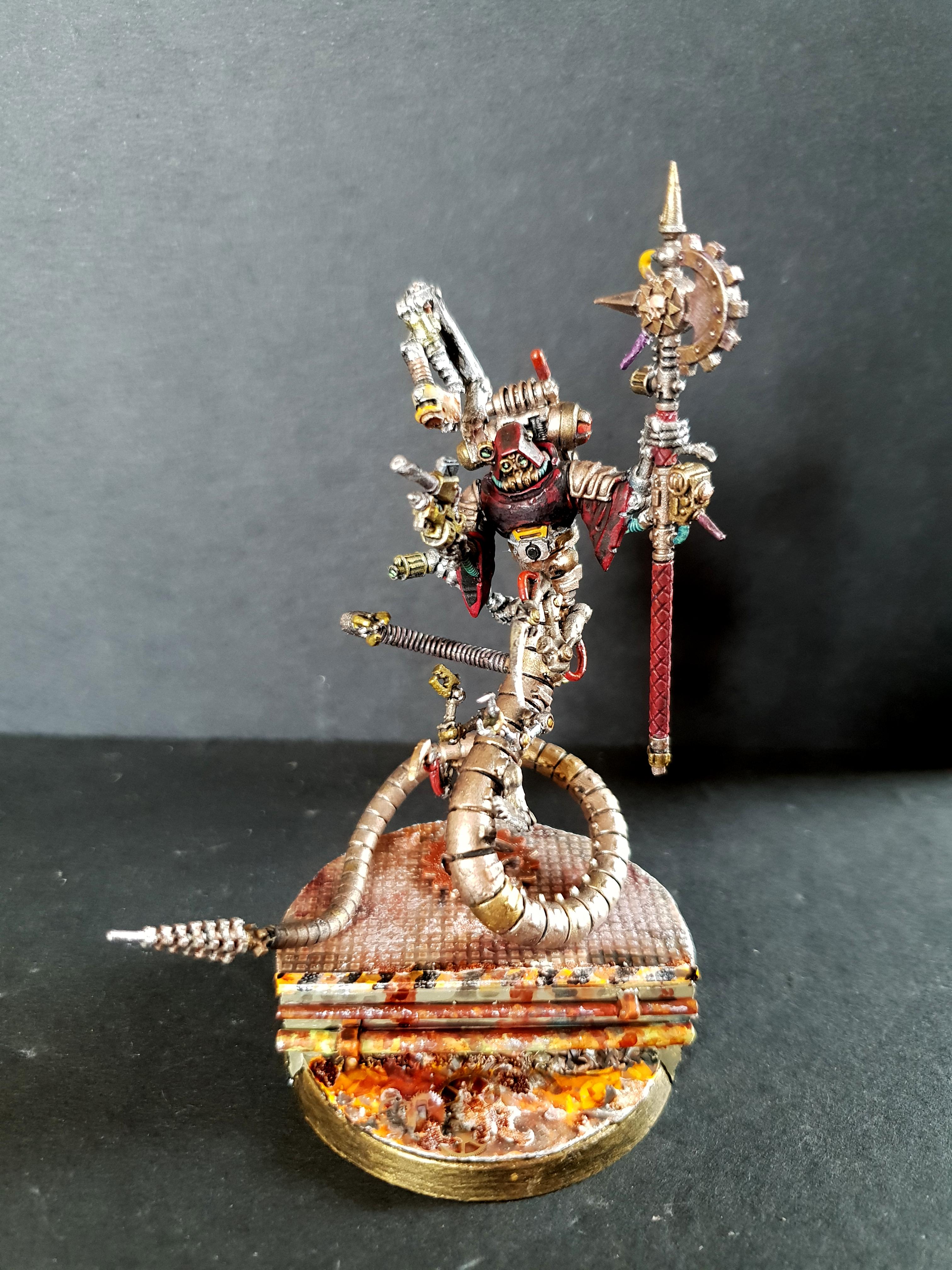 Archmagos, Chaos, Conversion, Dark Mechanicus, Magos, Serpentine, Warhammer 40,000