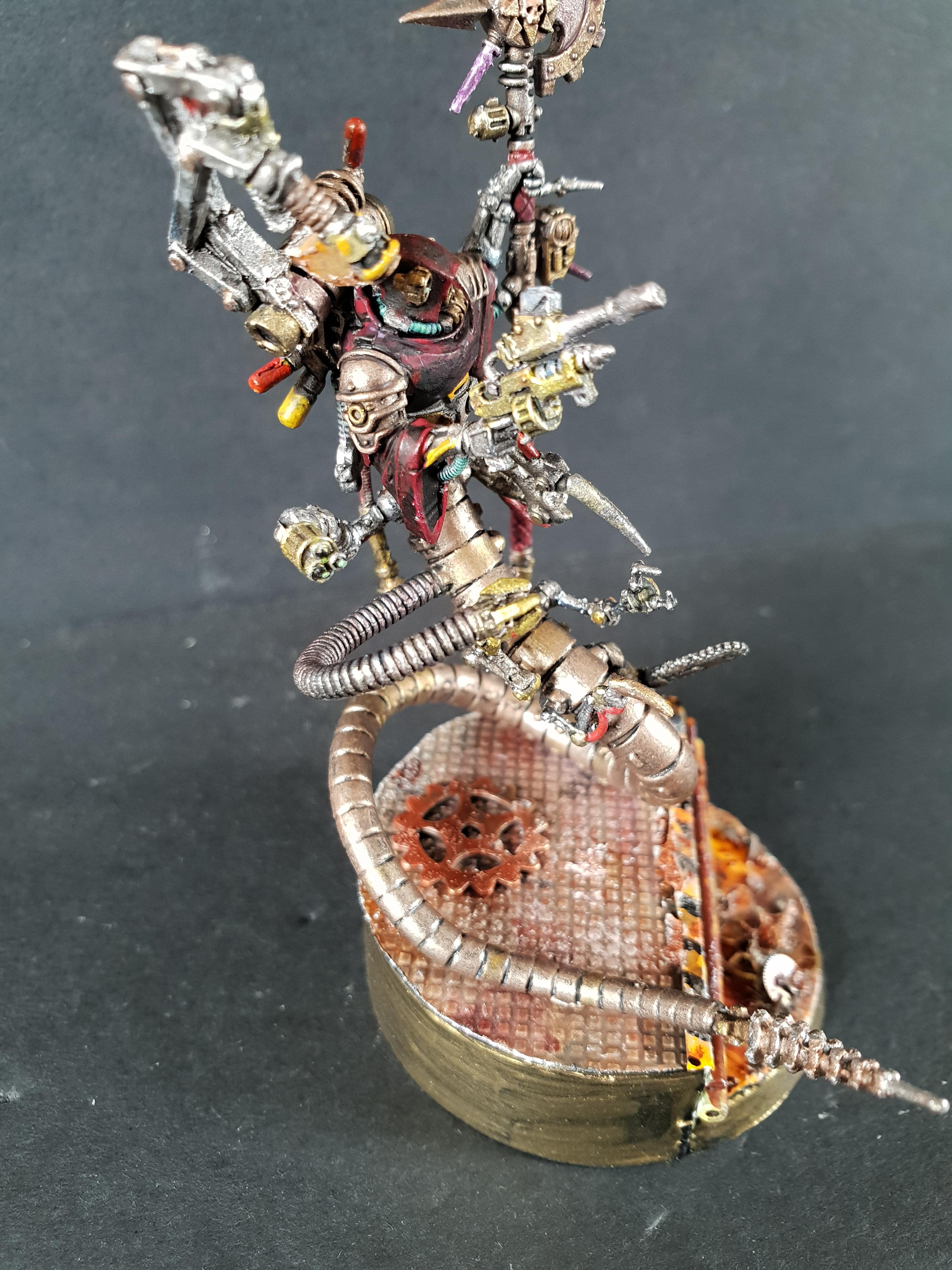 Archmagos, Chaos, Conversion, Dark Mechanicus, Magos, Serpentine, Warhammer 40,000