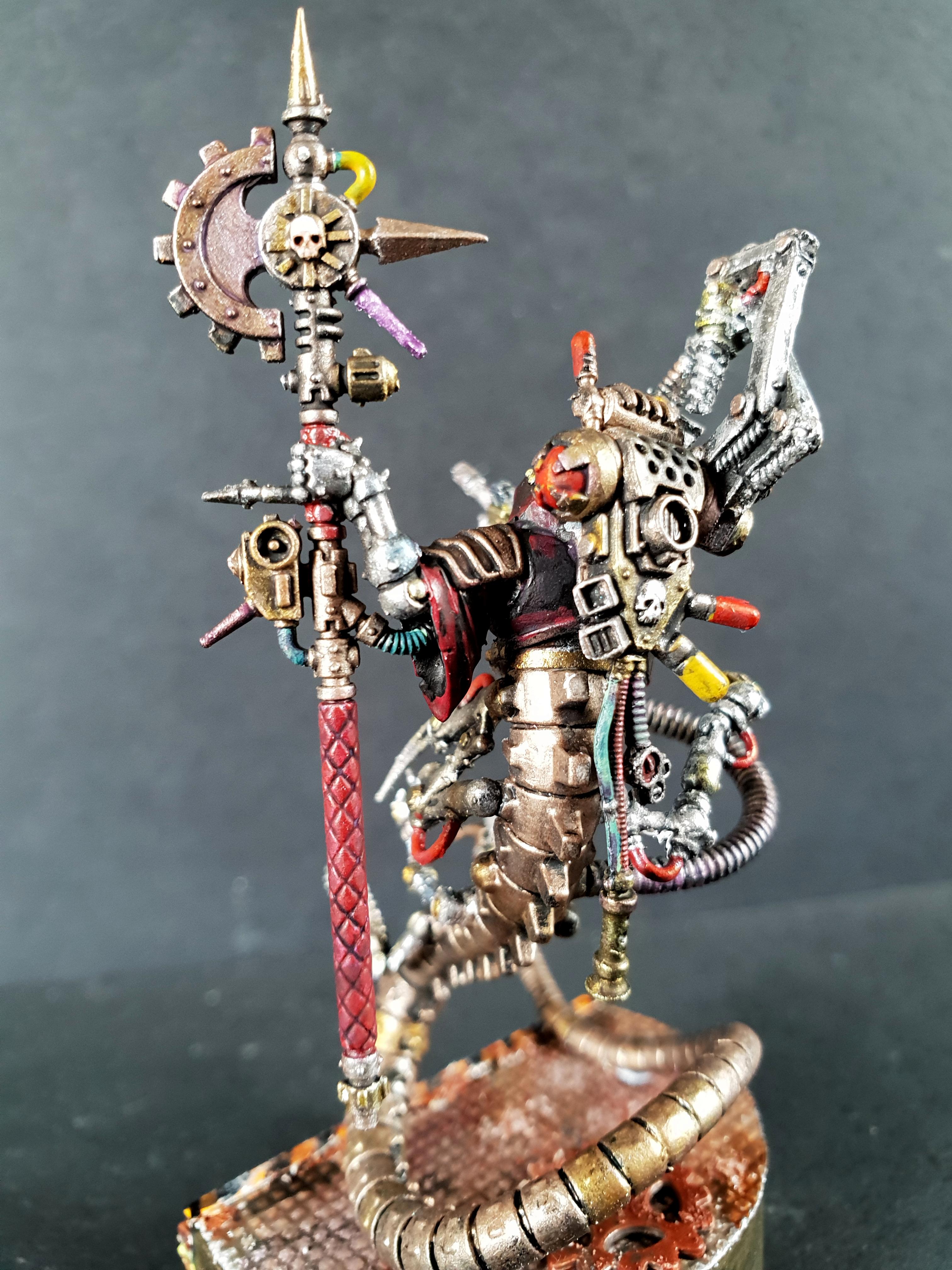Archmagos, Chaos, Conversion, Dark Mechanicus, Magos, Serpentine, Warhammer 40,000