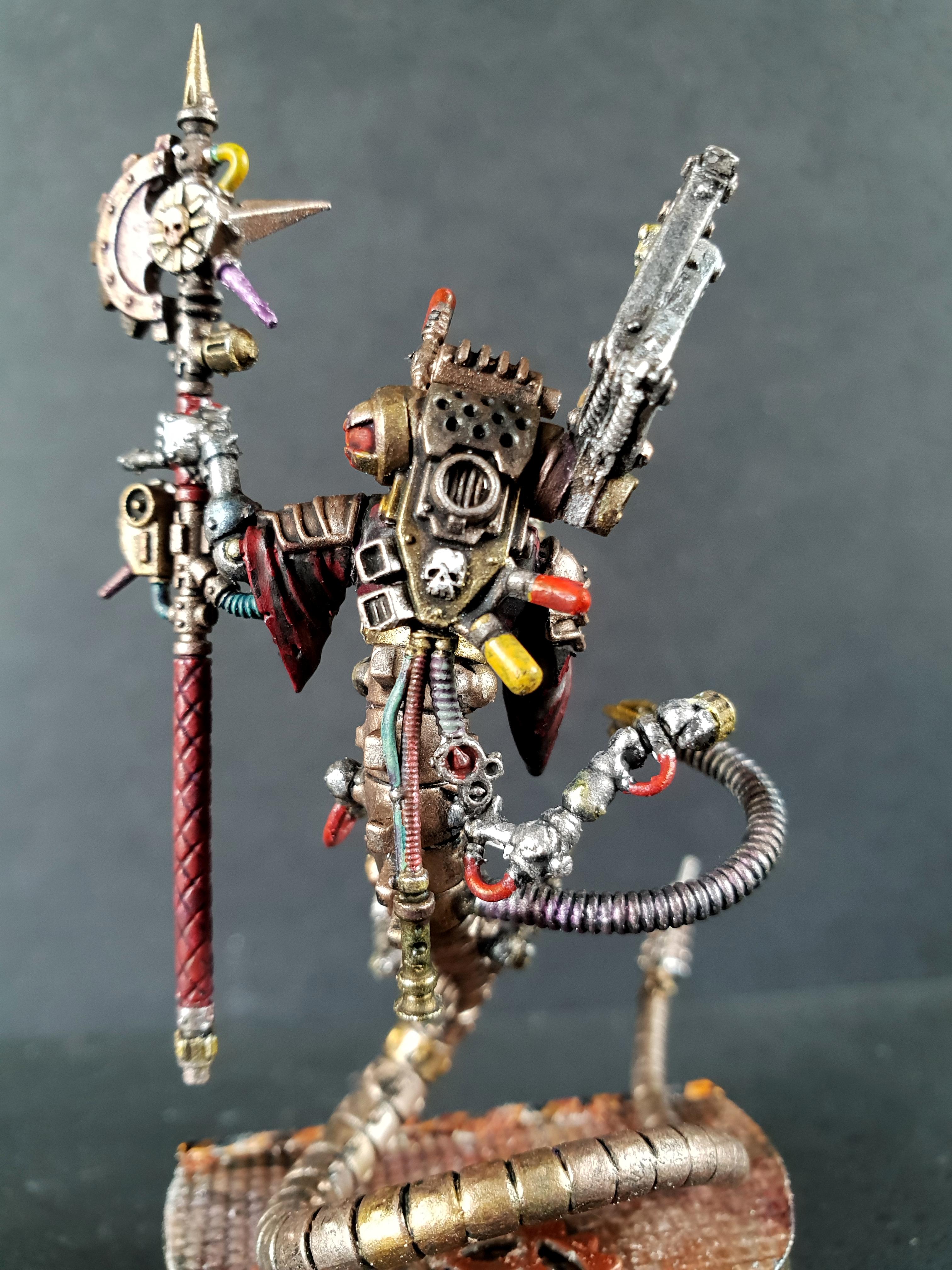 Archmagos, Chaos, Conversion, Dark Mechanicus, Magos, Serpentine, Warhammer 40,000