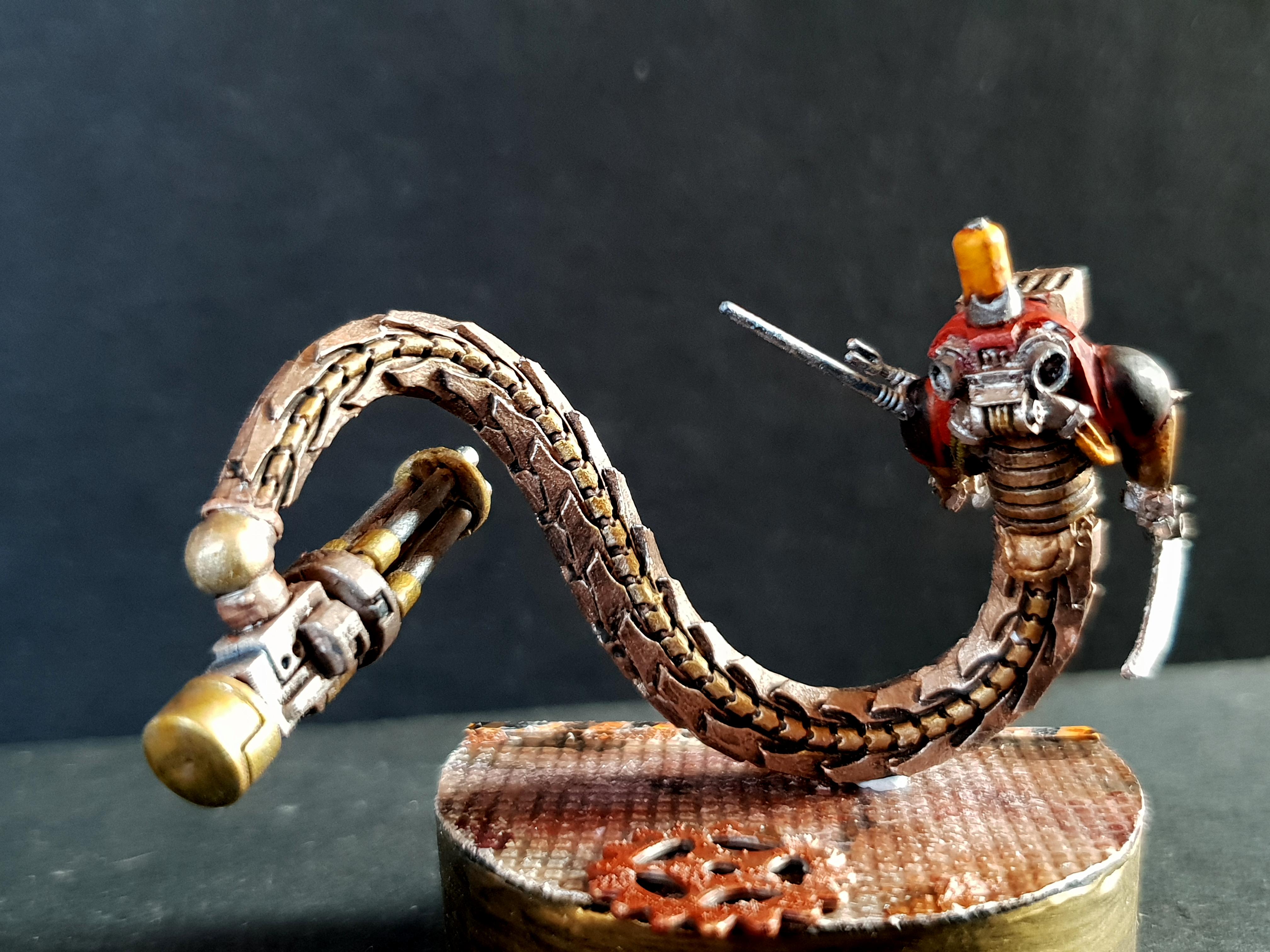 Chaos, Conversion, Dark Mechanicus, Mechanicus, Serpentine, Servitors, Warhammer 40,000